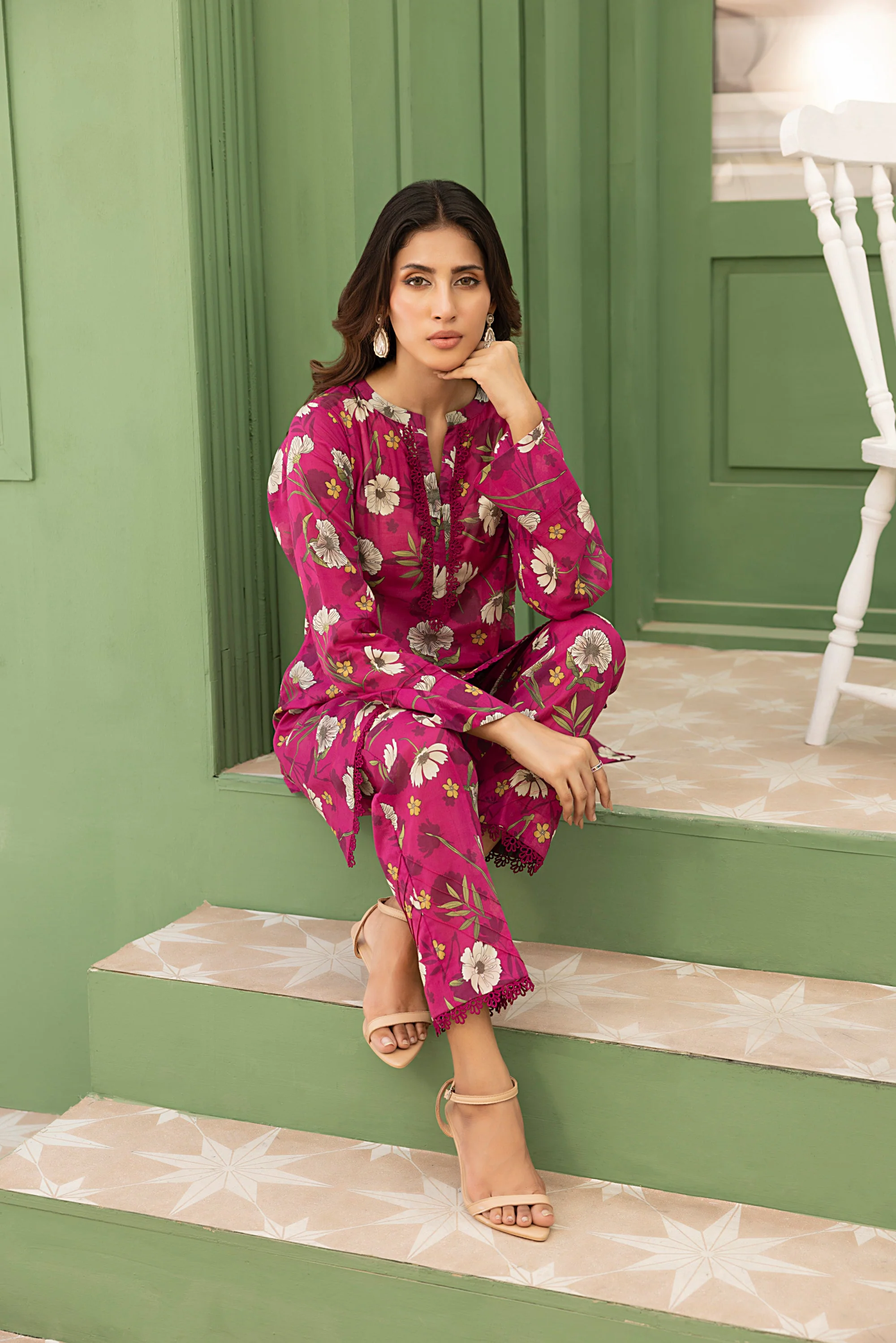 02 Piece Ready to wear Printed Shirt & Trouser 6 02 Piece Ready to wear Printed Shirt & Trouser