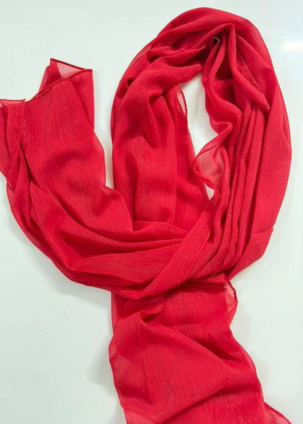 METALLIC CHIFFON HIJAB-RED 3 METALLIC CHIFFON HIJAB-RED