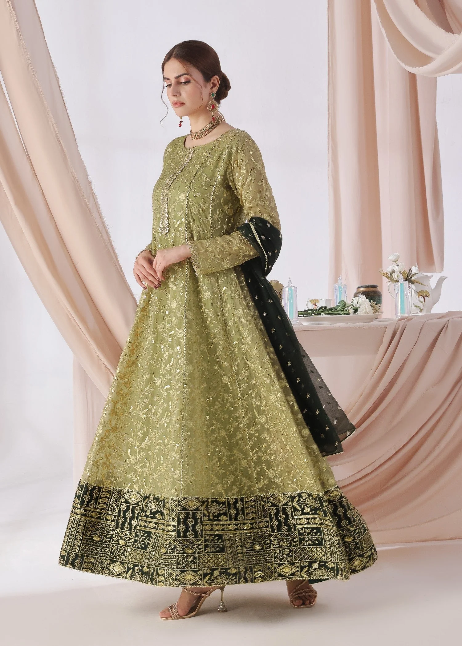 Hajra Noor - Olive 4 Hajra Noor - Olive