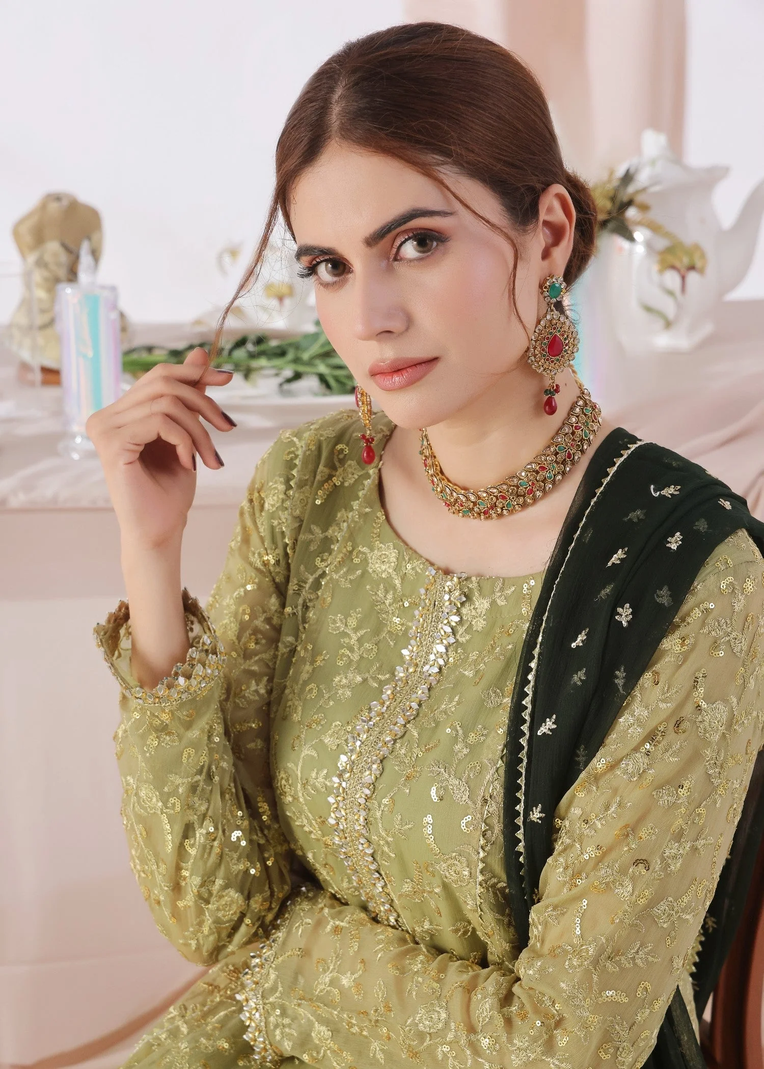 Hajra Noor - Olive 7 Hajra Noor - Olive