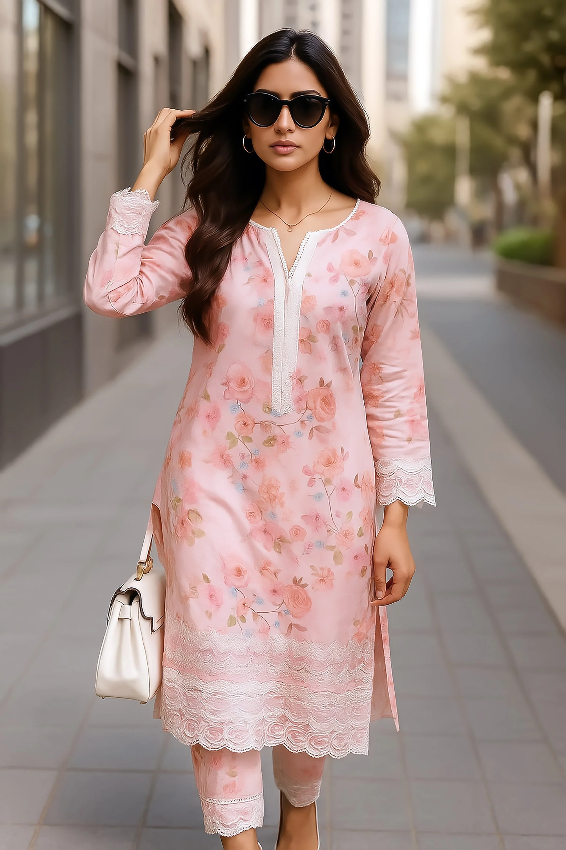02 Piece Ready to wear Embroidered Shirt & Trouser 3 02 Piece Ready to wear Embroidered Shirt & Trouser