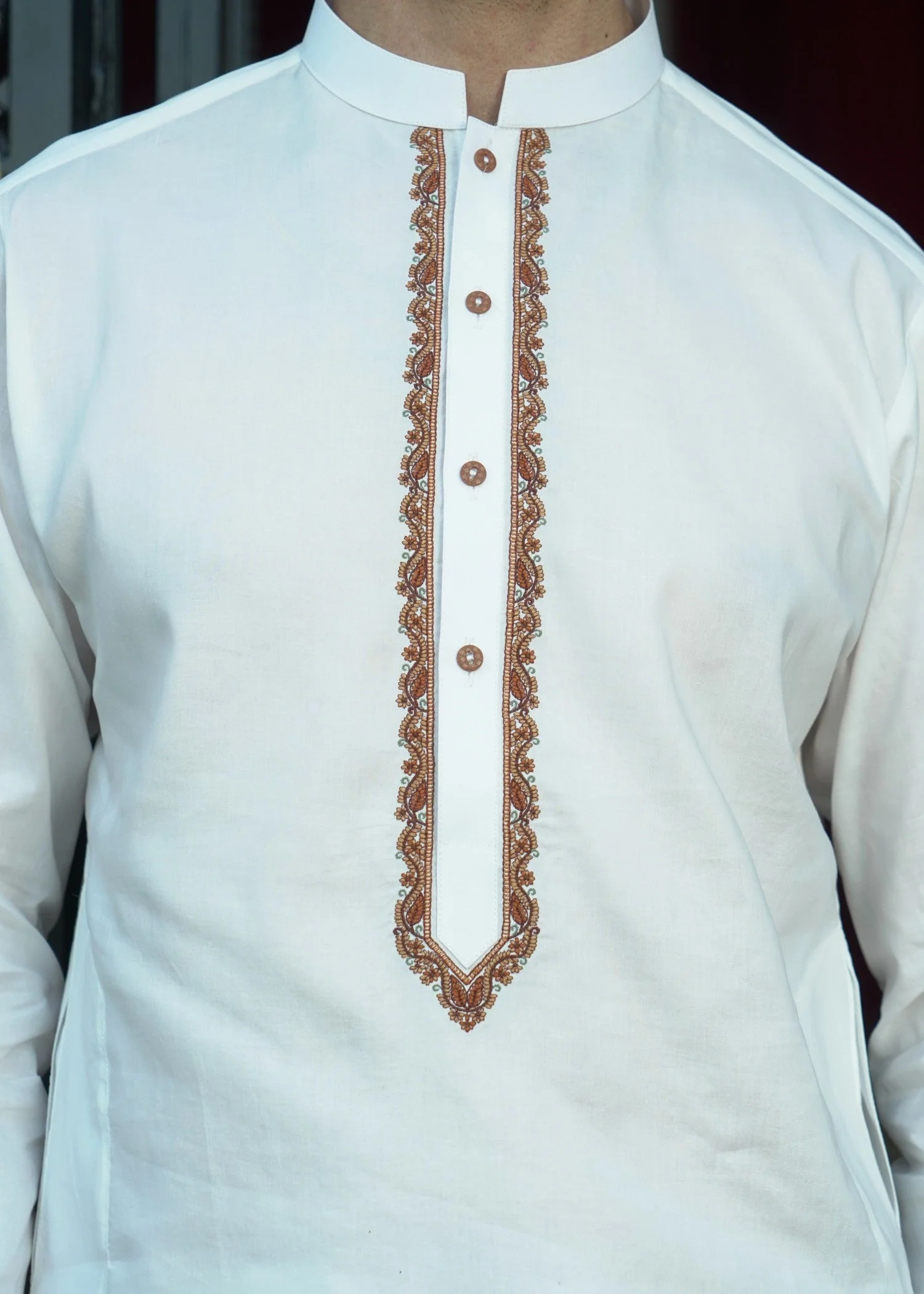 KF-11 Embrodiery V-Neck