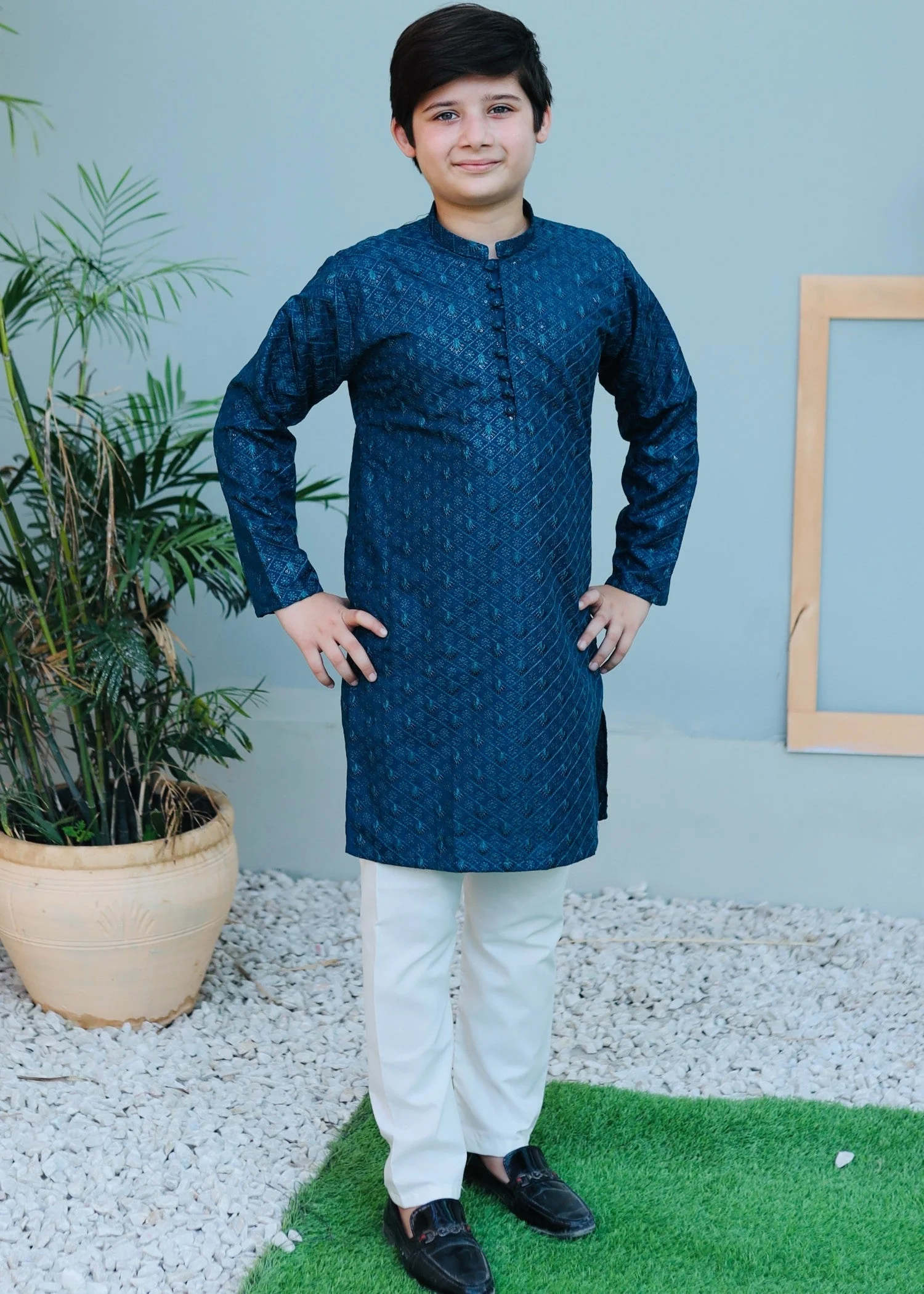 Bondi Blue Kurta Trouser KT 119