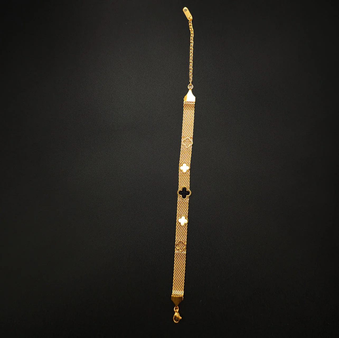 Flower Bracelet - (Gold)