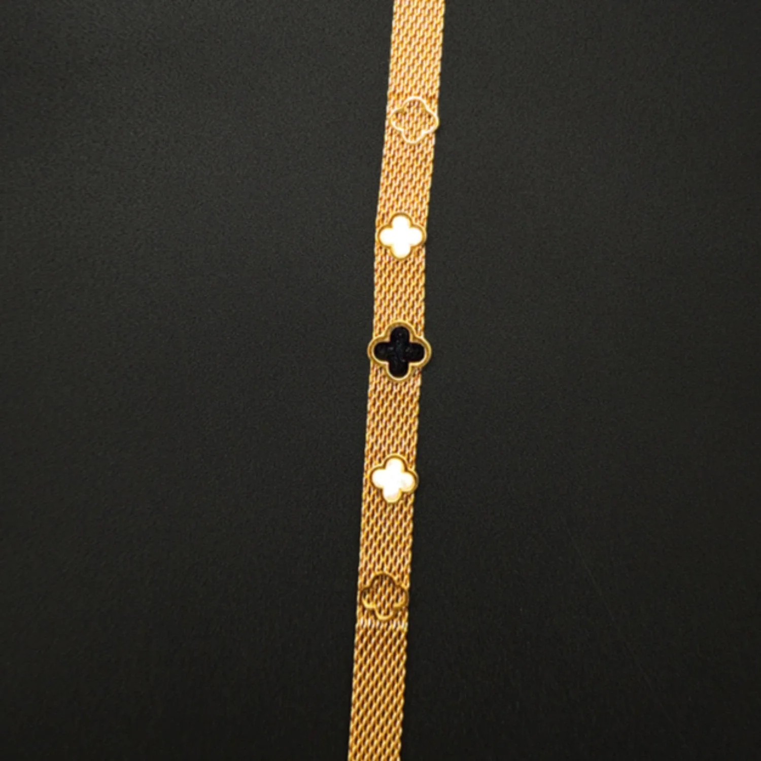 Flower Bracelet - (Gold)