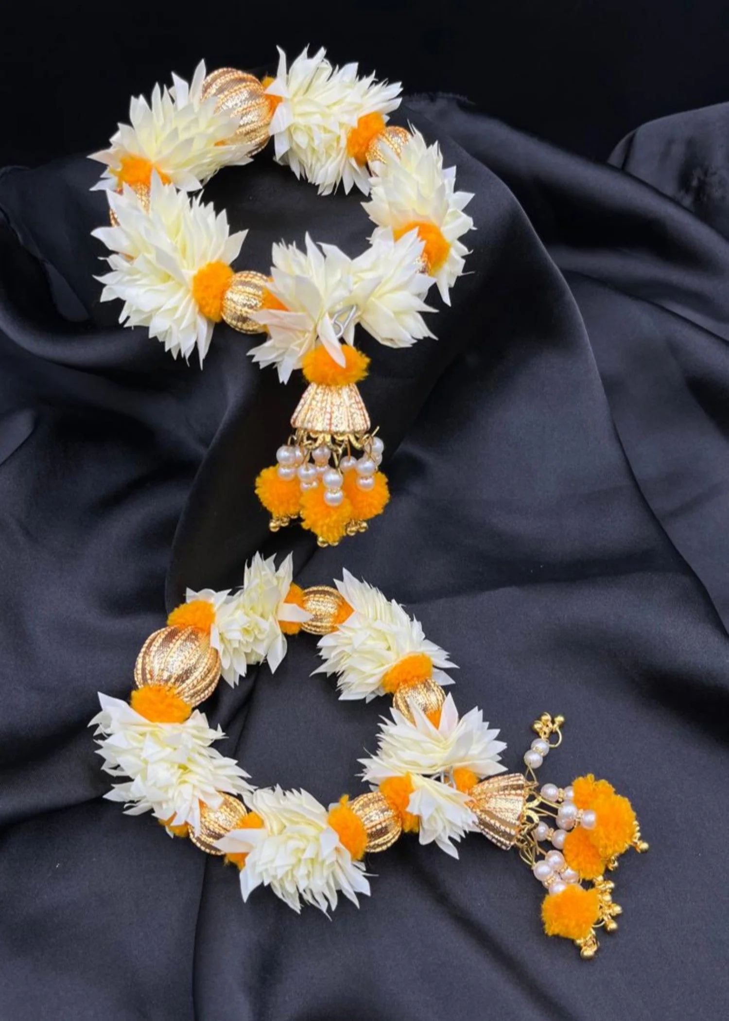 Shehnai Gota Gajra Yellow
