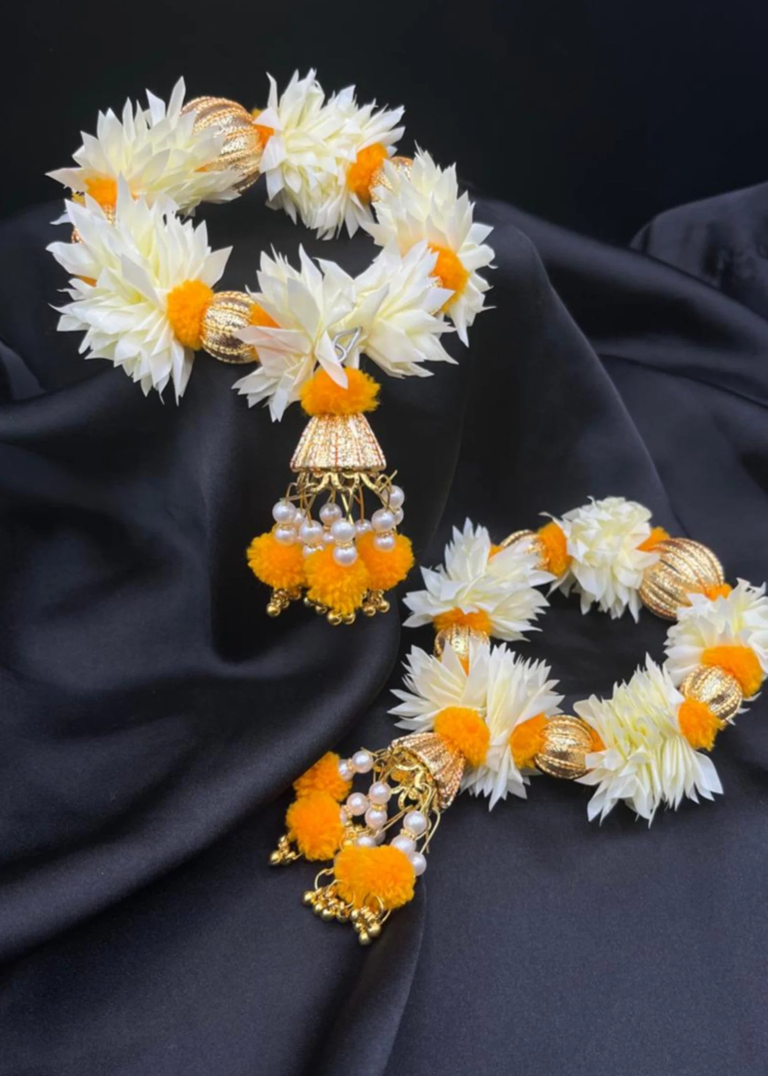 Shehnai Gota Gajra Yellow