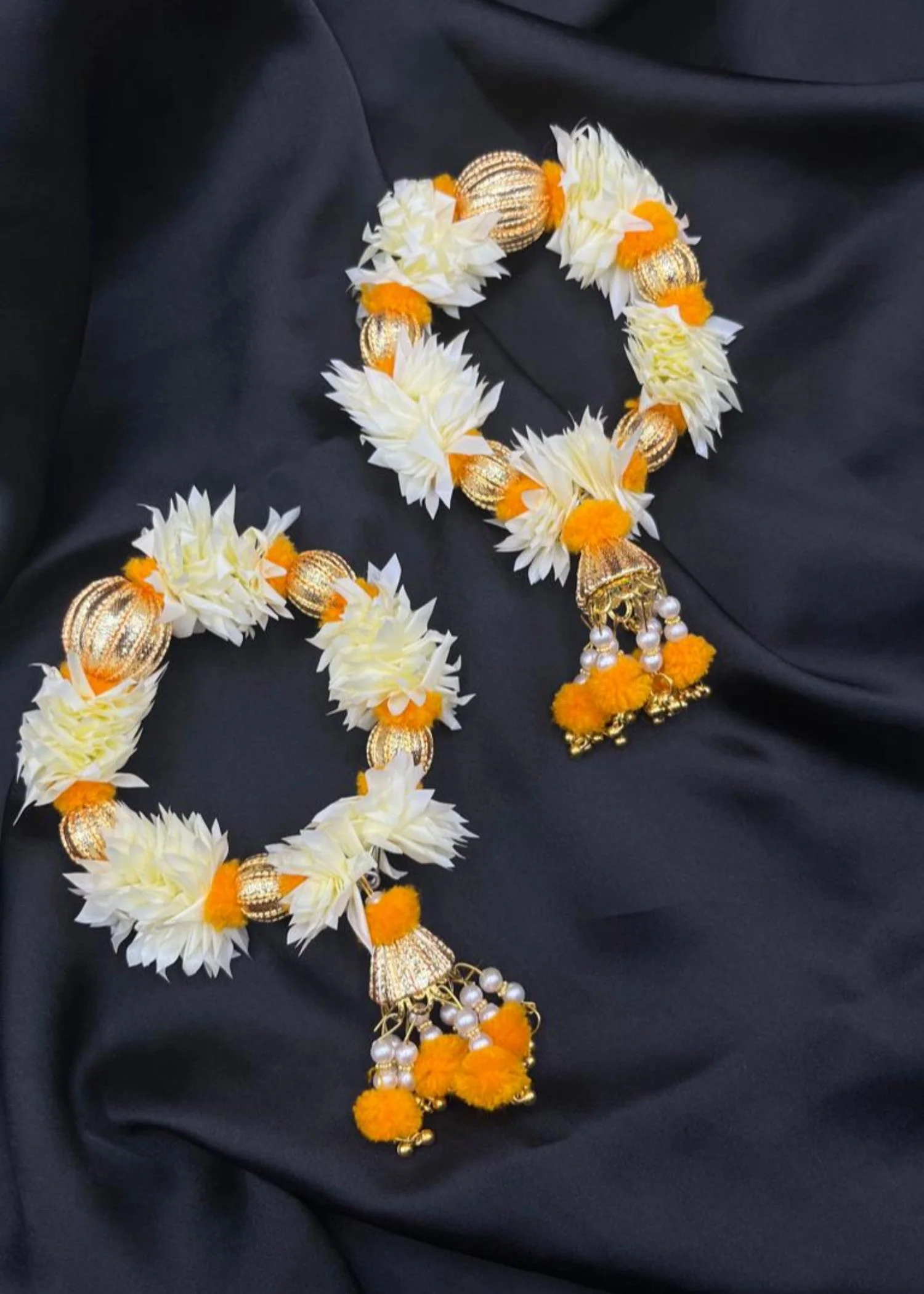 Shehnai Gota Gajra Yellow