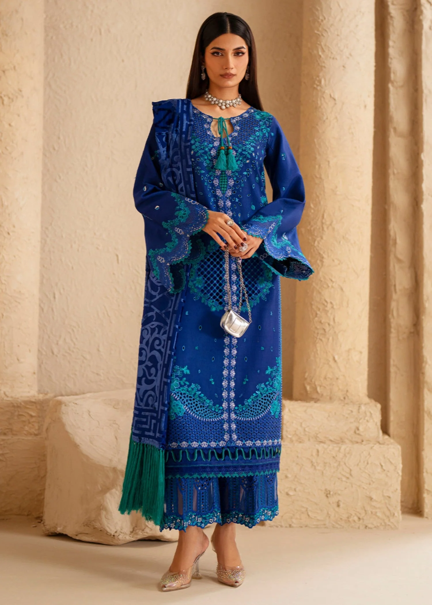 162 - A | 3 PC Kotrai Stitched