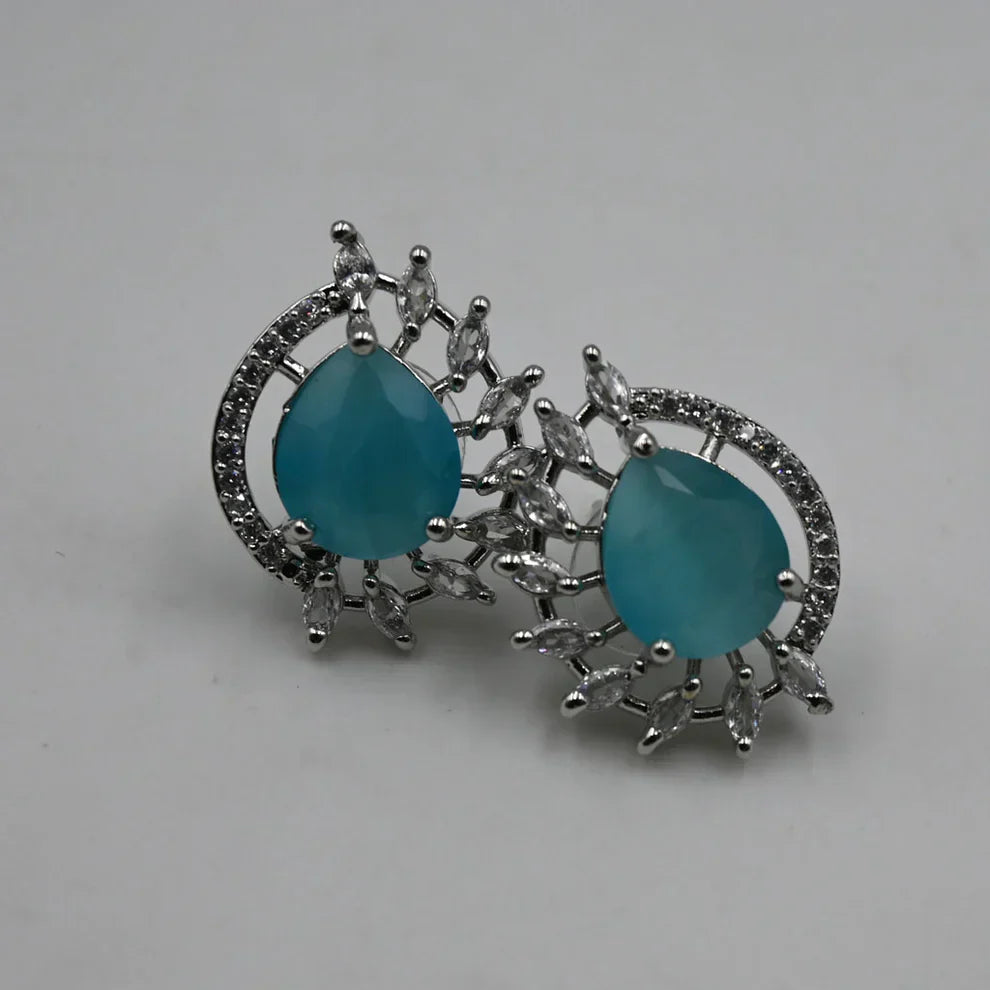 Bond Zircon Blue Studs