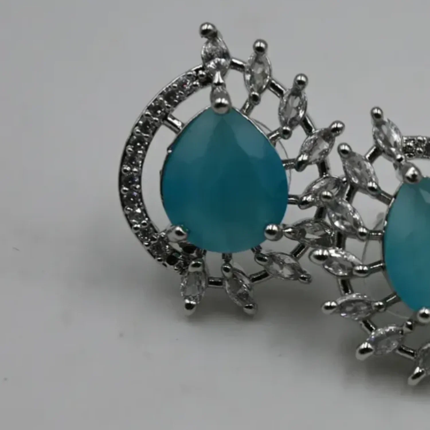 Bond Zircon Blue Studs