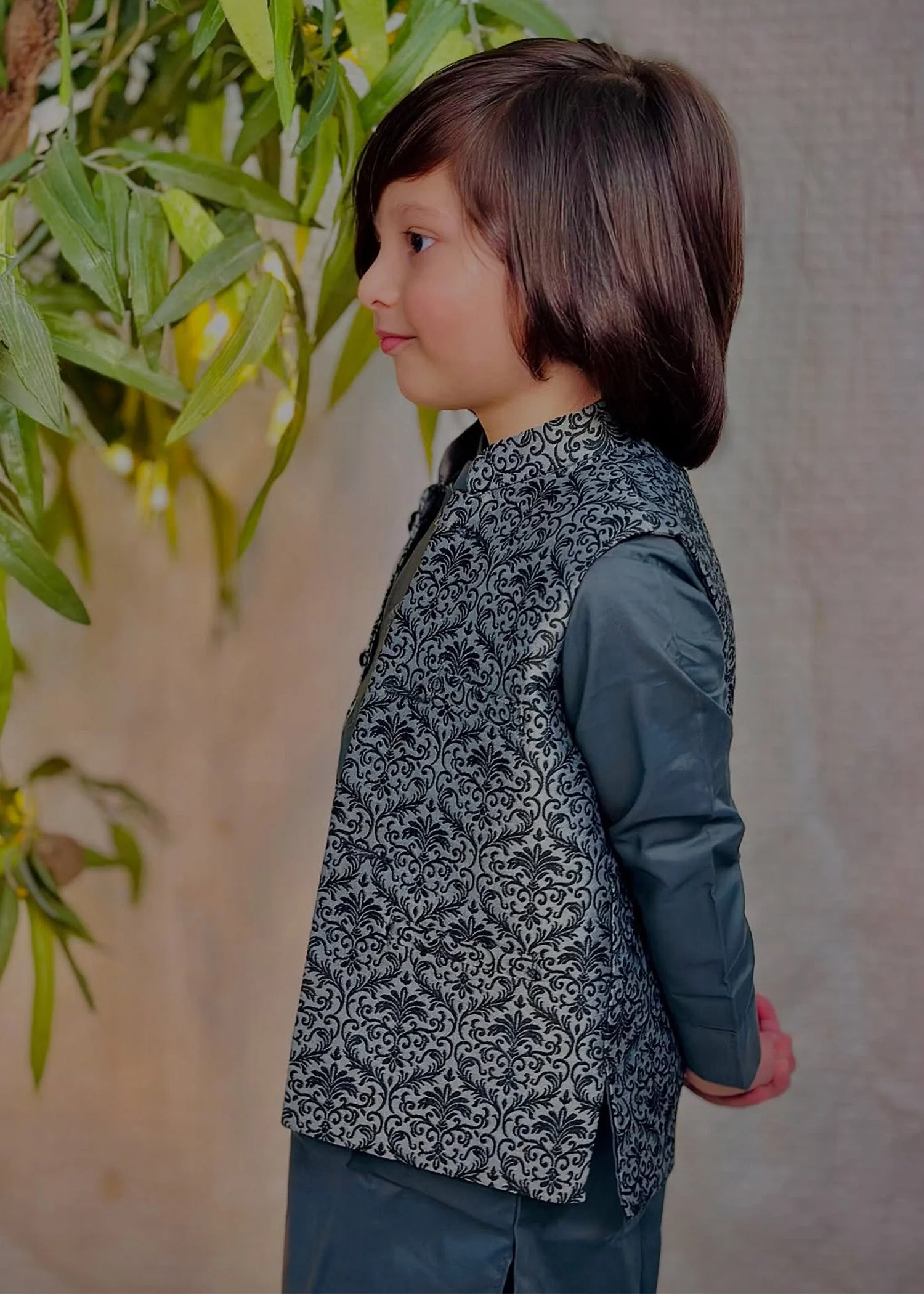 Grey Waistcoat Suit - WKS 018