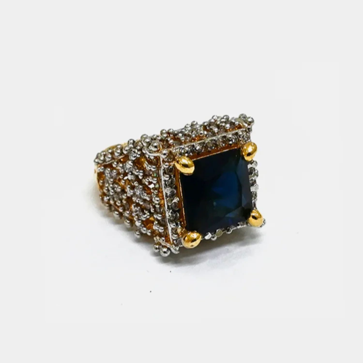 Embellished Elegant Turkish Rings Black