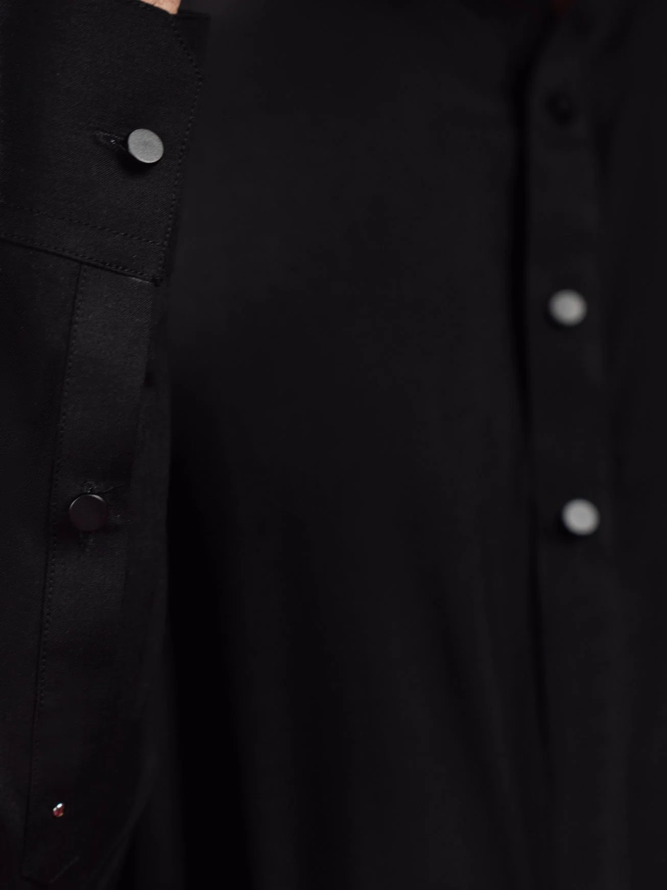 Black French Collar Kameez Shalwar - Men 7 Black French Collar Kameez Shalwar - Men