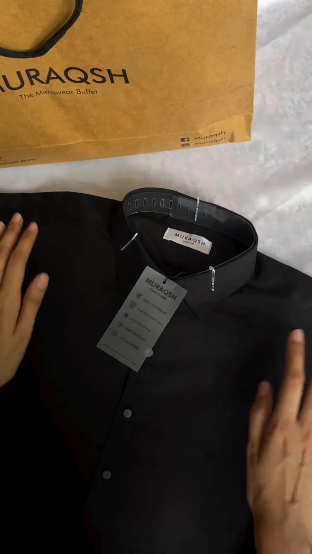 Black French Collar Kameez Shalwar - Men 9 Black French Collar Kameez Shalwar - Men