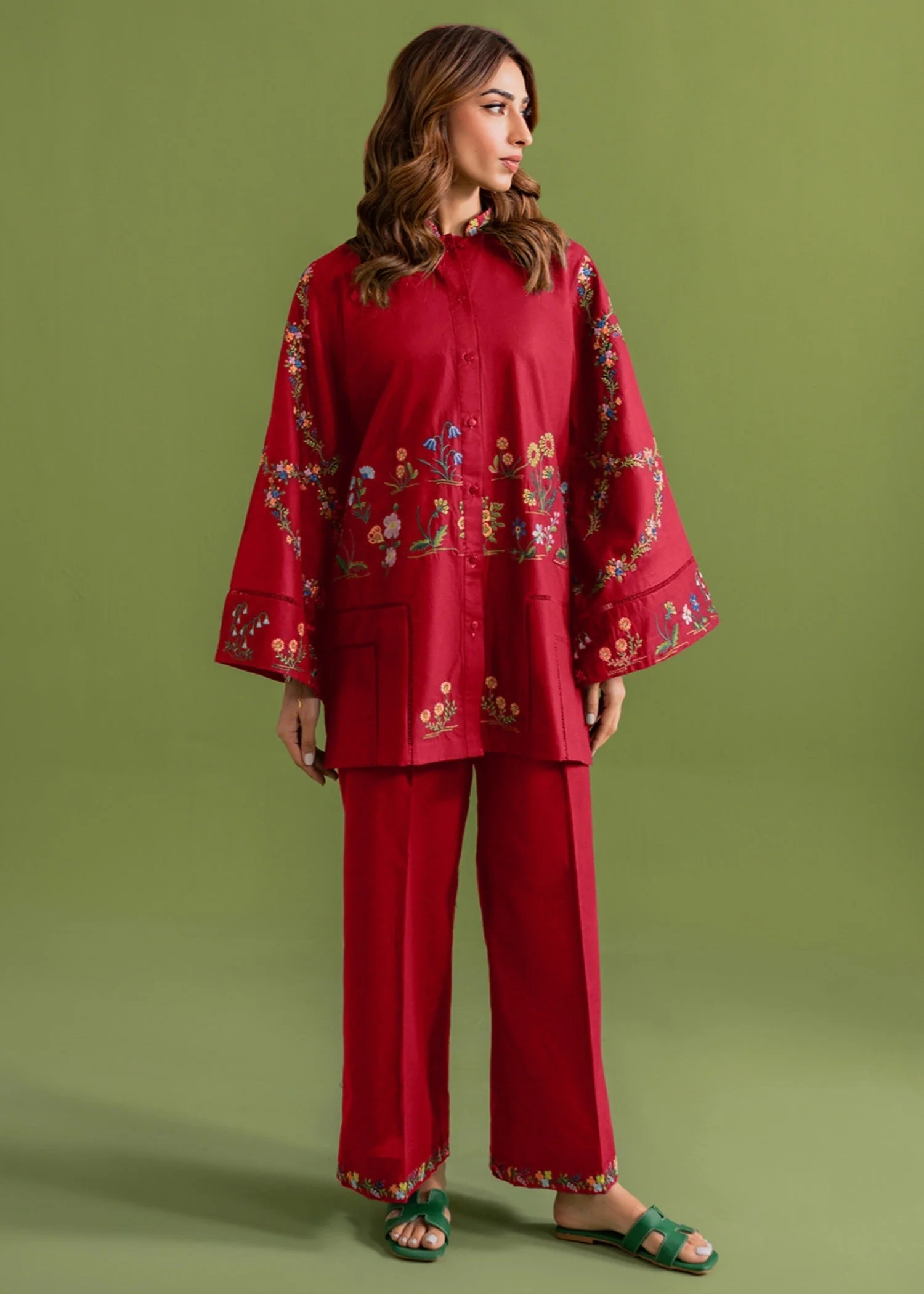 Erya – 2Pc Embroidered Set