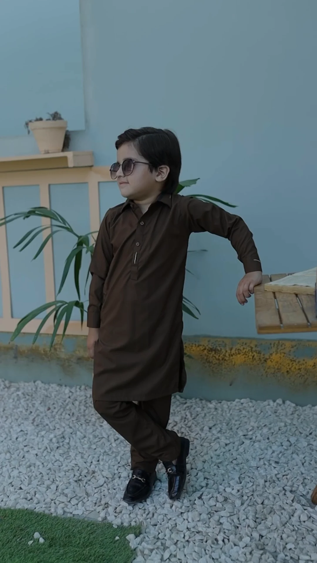 Dark Brown Kurta Trouser KT 109
