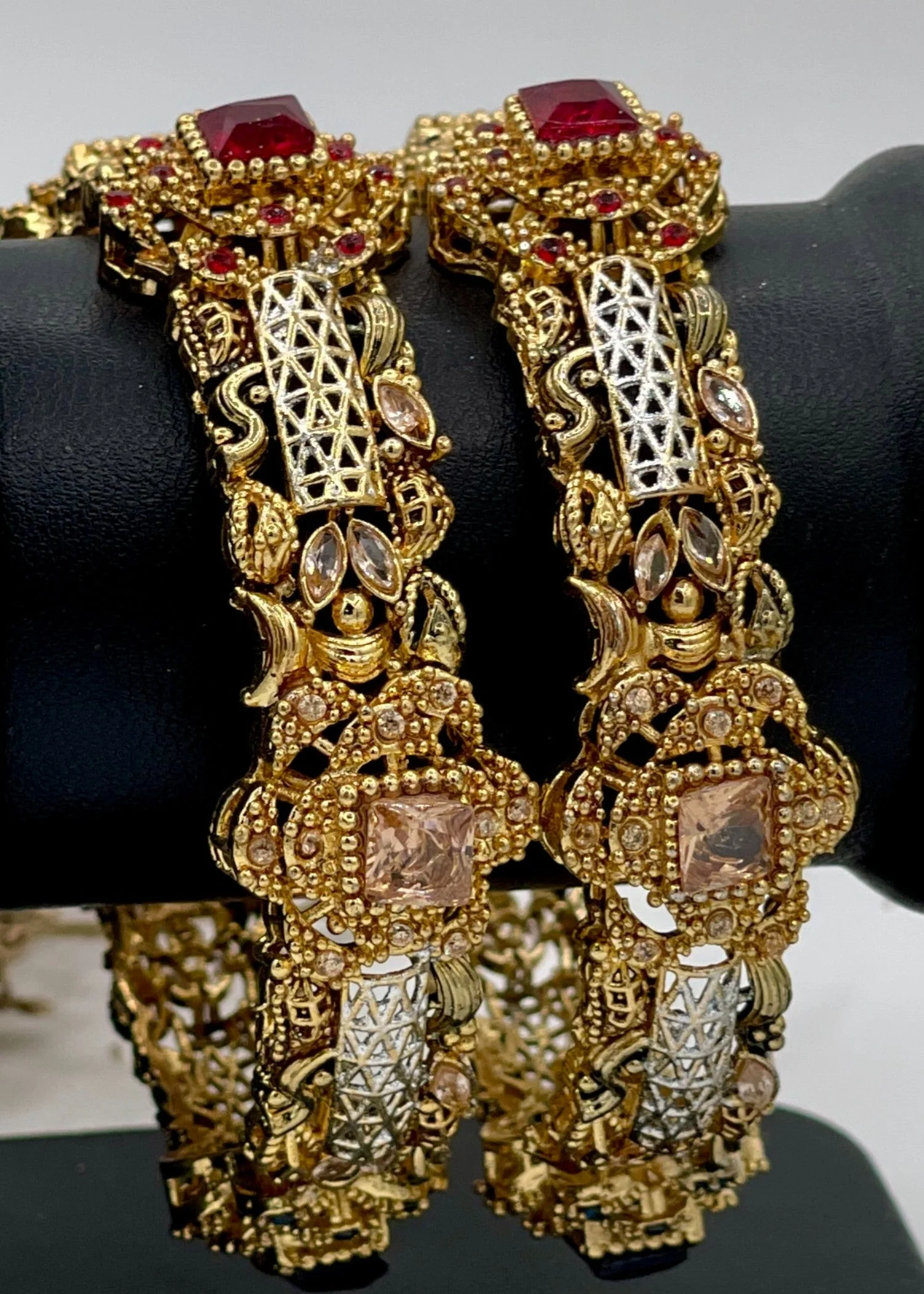 Majestic Aura Bangles Openable - Multi | ZAROSH JEWEL
