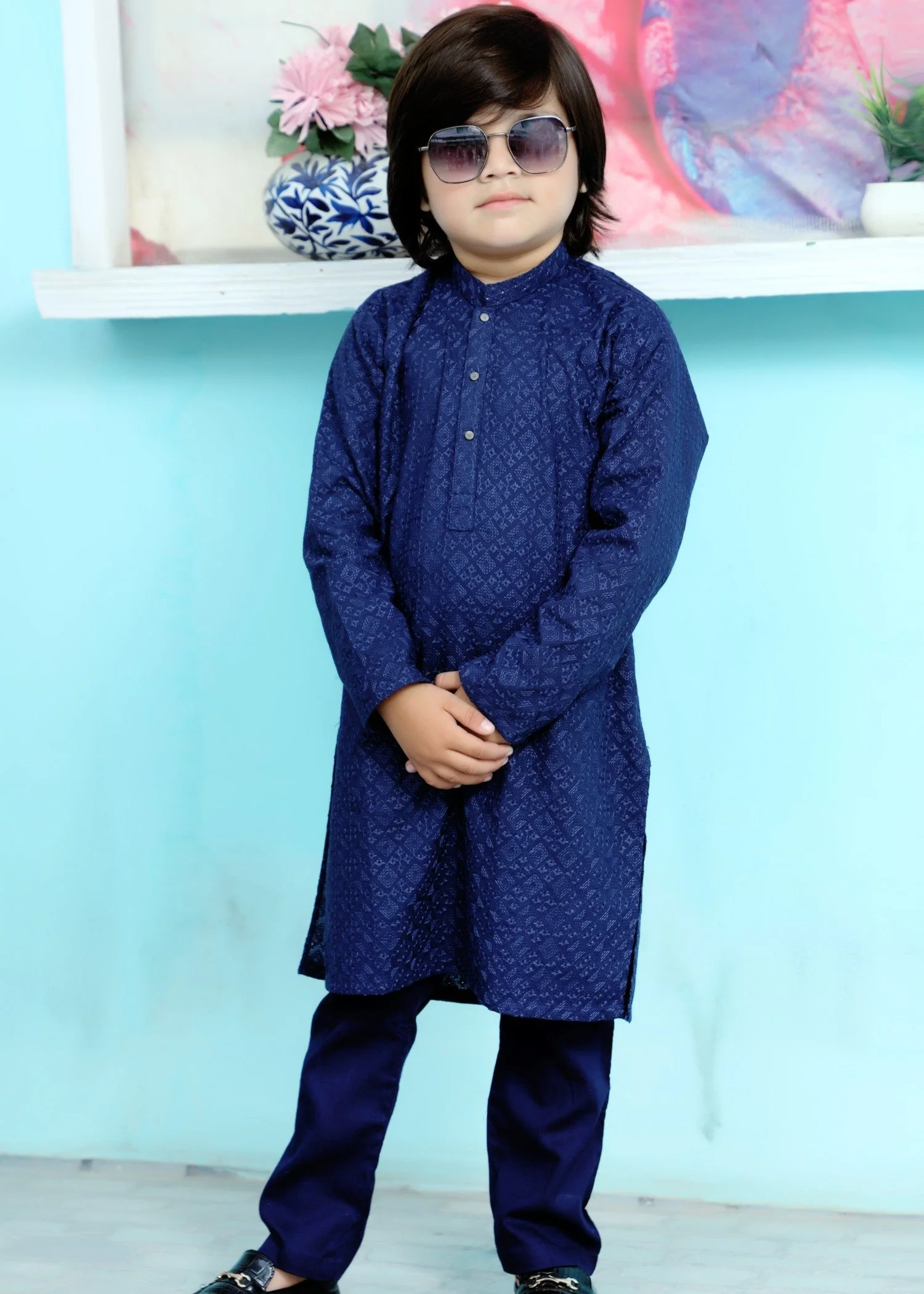 Blue Jay chicken Kurta Trouser - CK 006