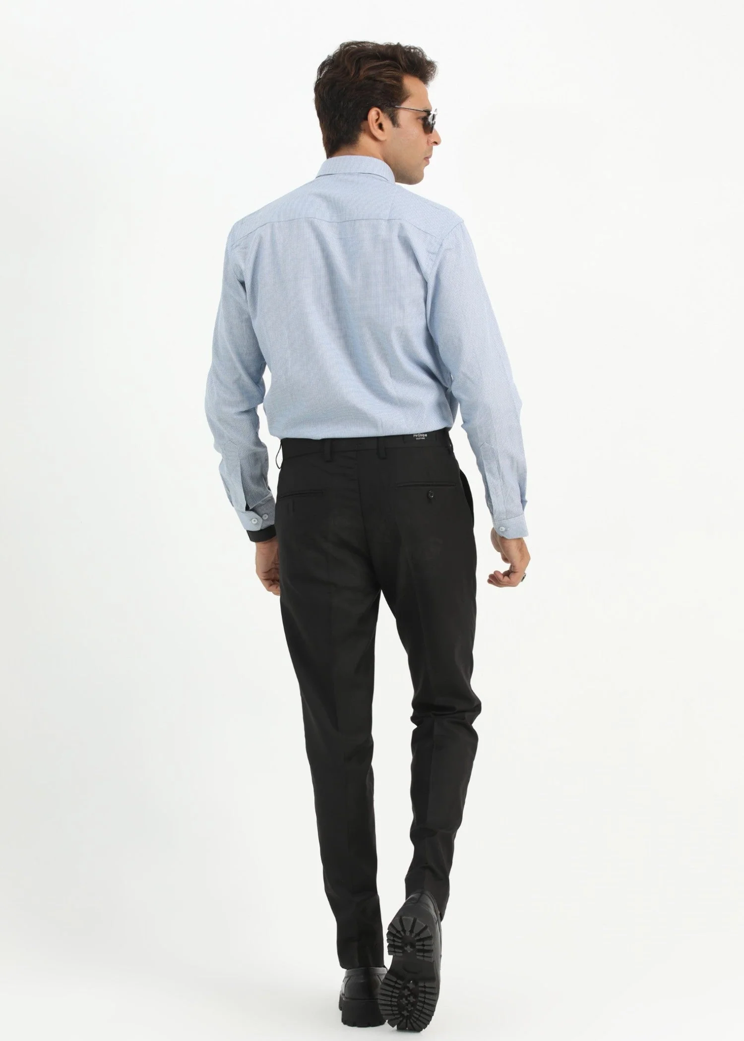 Light Blue Formal Shirt Spring Checks 1088-24 4 Light Blue Formal Shirt Spring Checks 1088-24