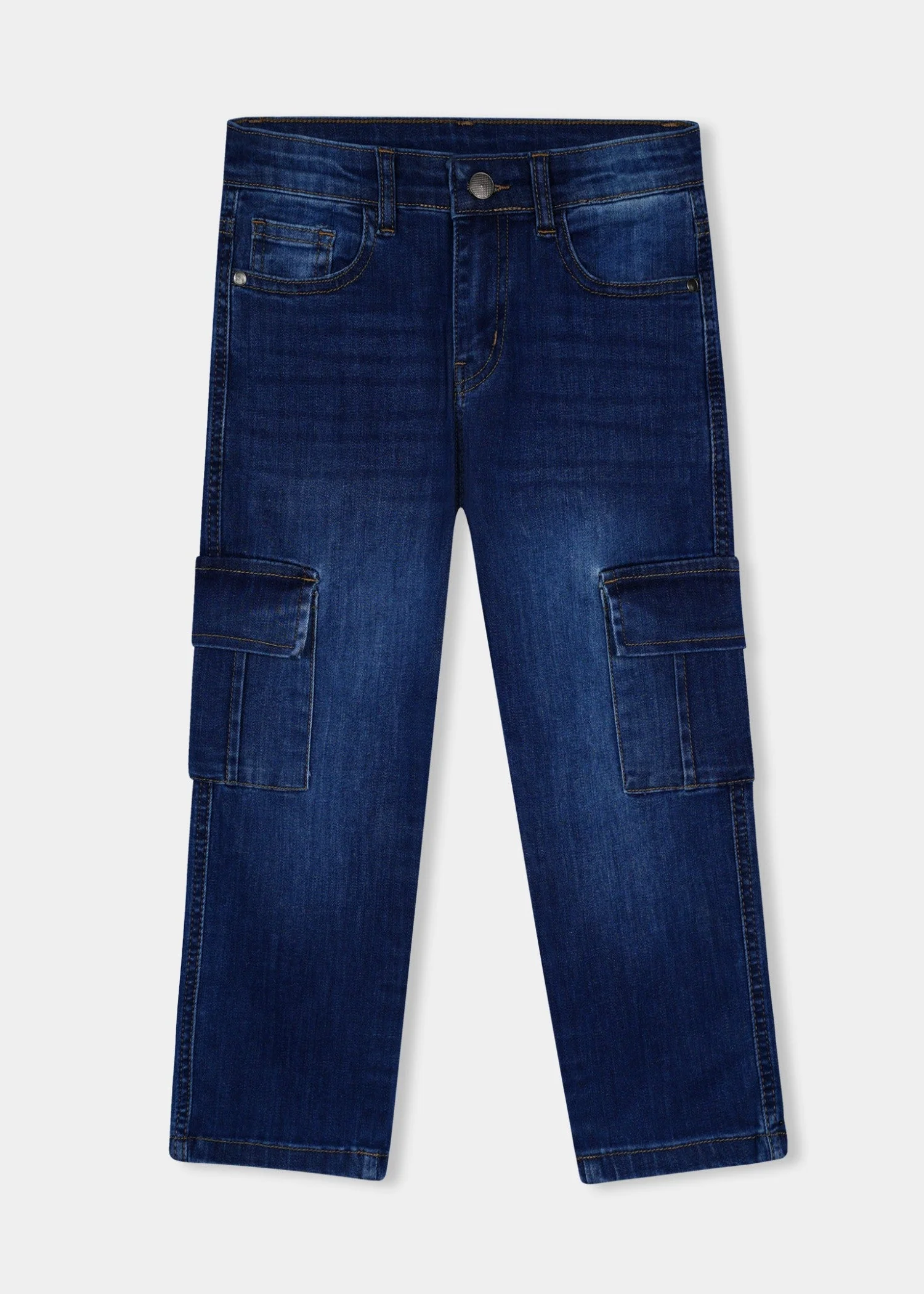 6 Pocket Denim Pant Dark Blue