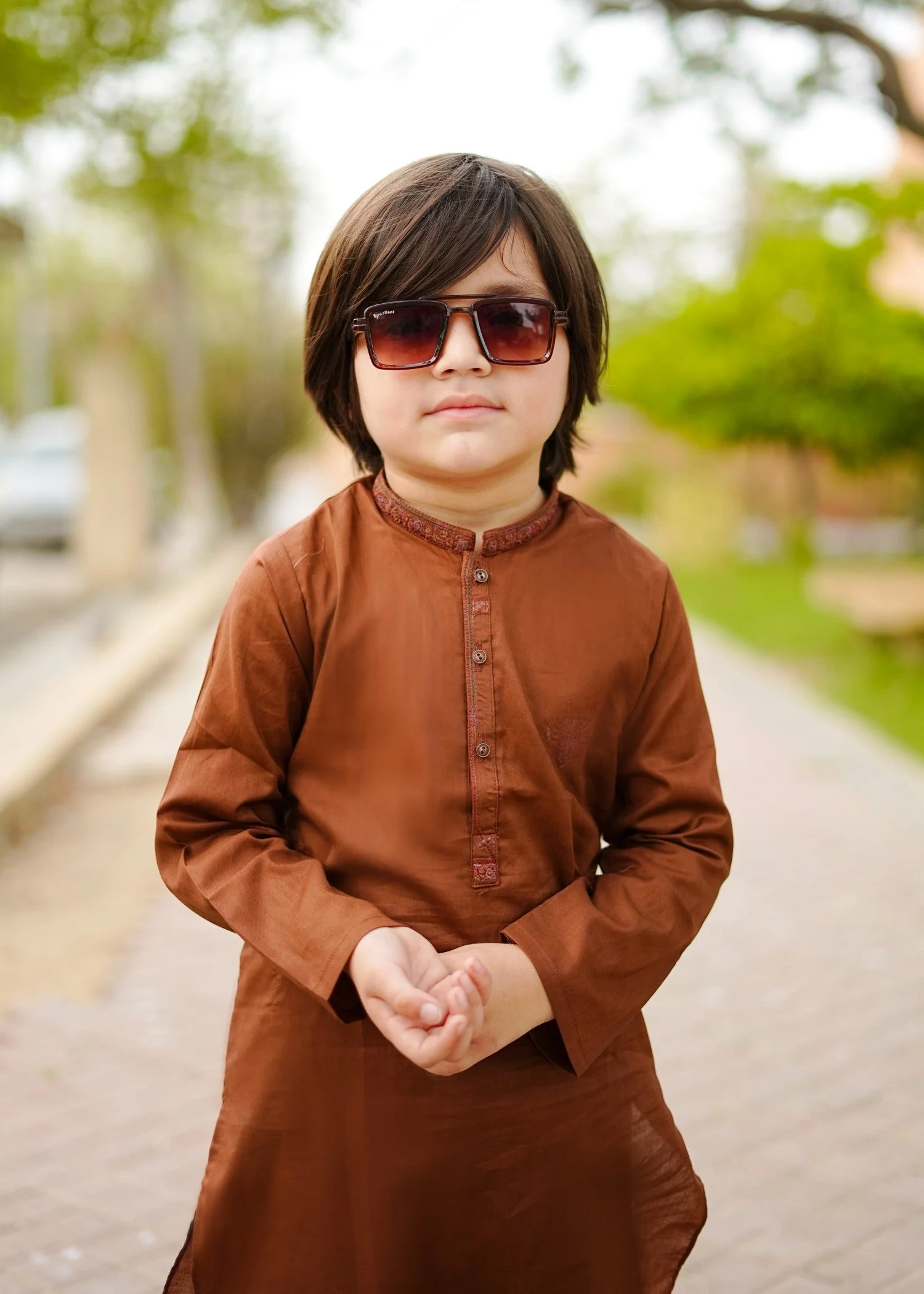 Bronze Kurta Trouser-AH 048 3 Bronze Kurta Trouser-AH 048