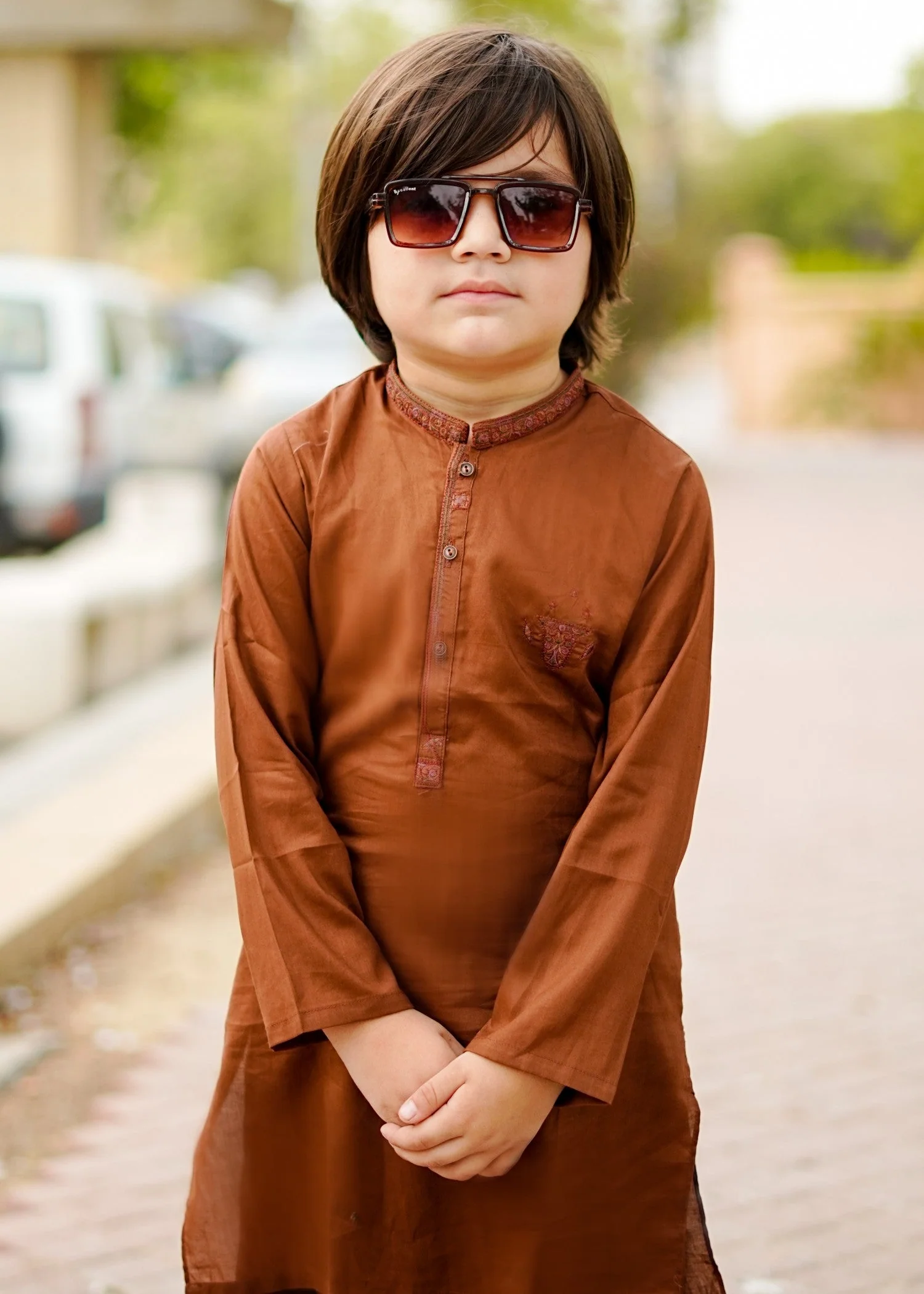Bronze Kurta Trouser-AH 048 4 Bronze Kurta Trouser-AH 048