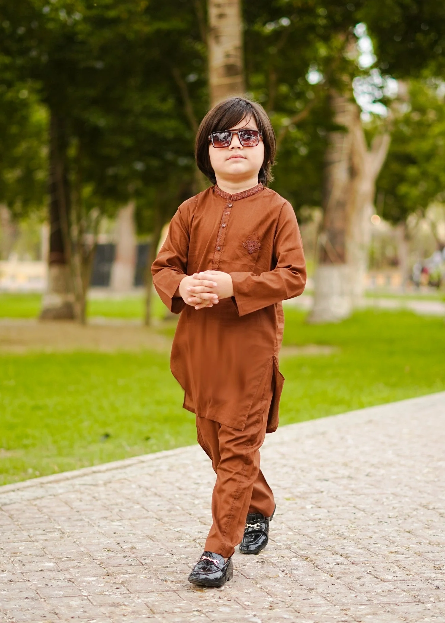 Bronze Kurta Trouser-AH 048 5 Bronze Kurta Trouser-AH 048