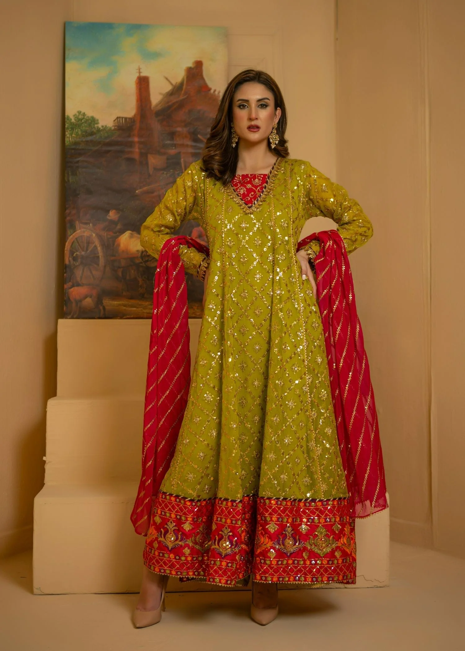Zarqa-Lime Green