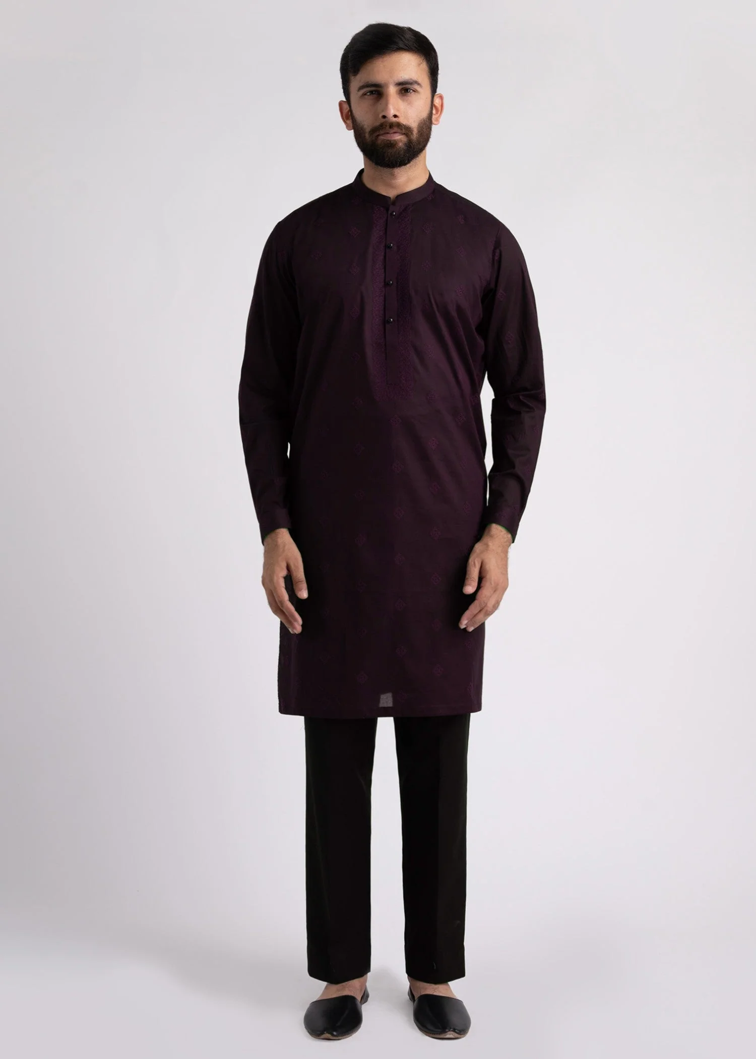 EMBROIDERED-KURTA-BMR-1826R1-MAROON