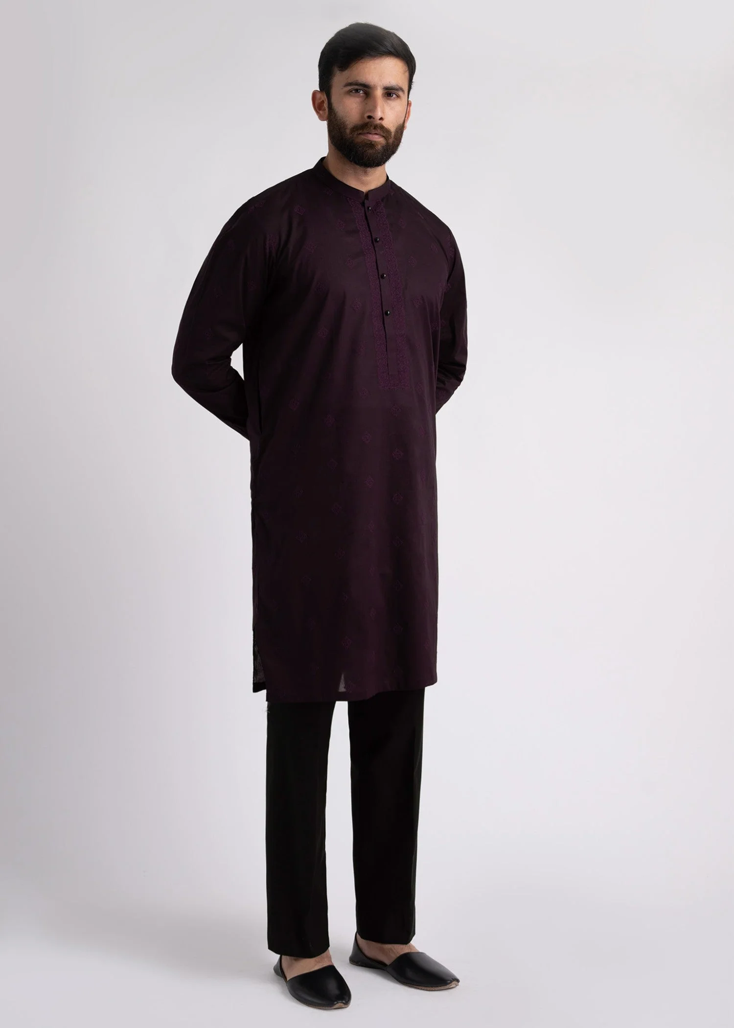 EMBROIDERED-KURTA-BMR-1826R1-MAROON