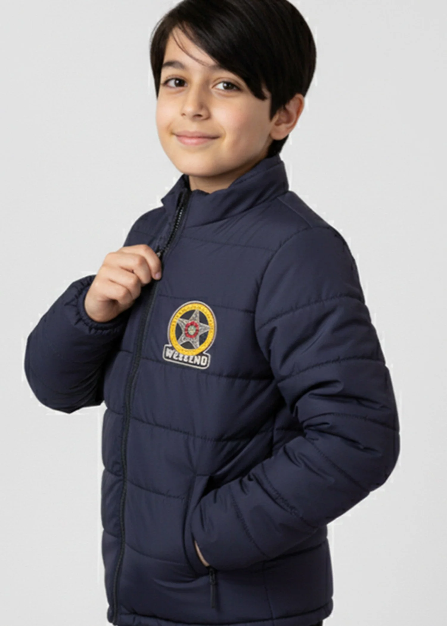 Navy Boys Jacket-9012