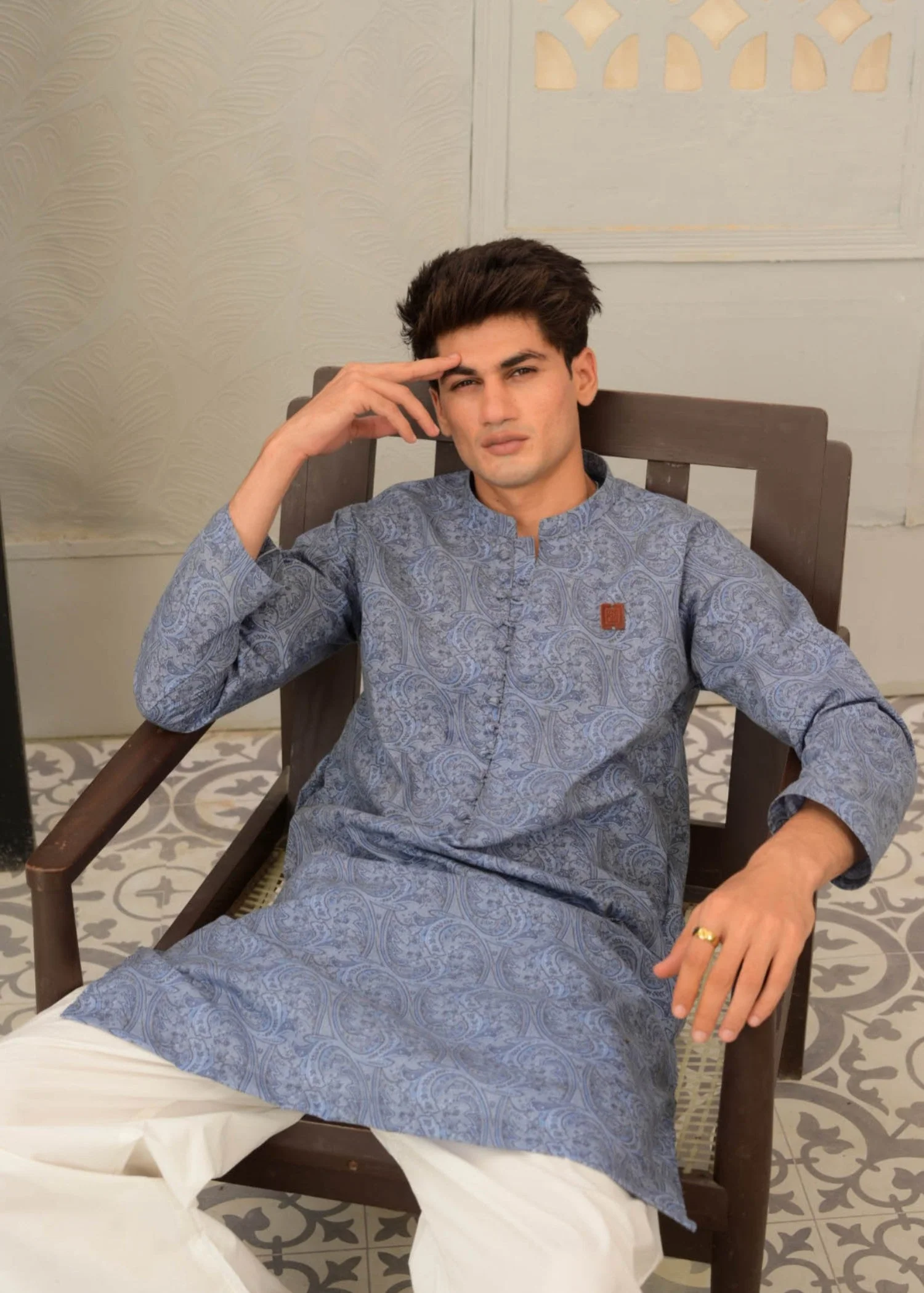 Khuwab Monochrome -Kurta