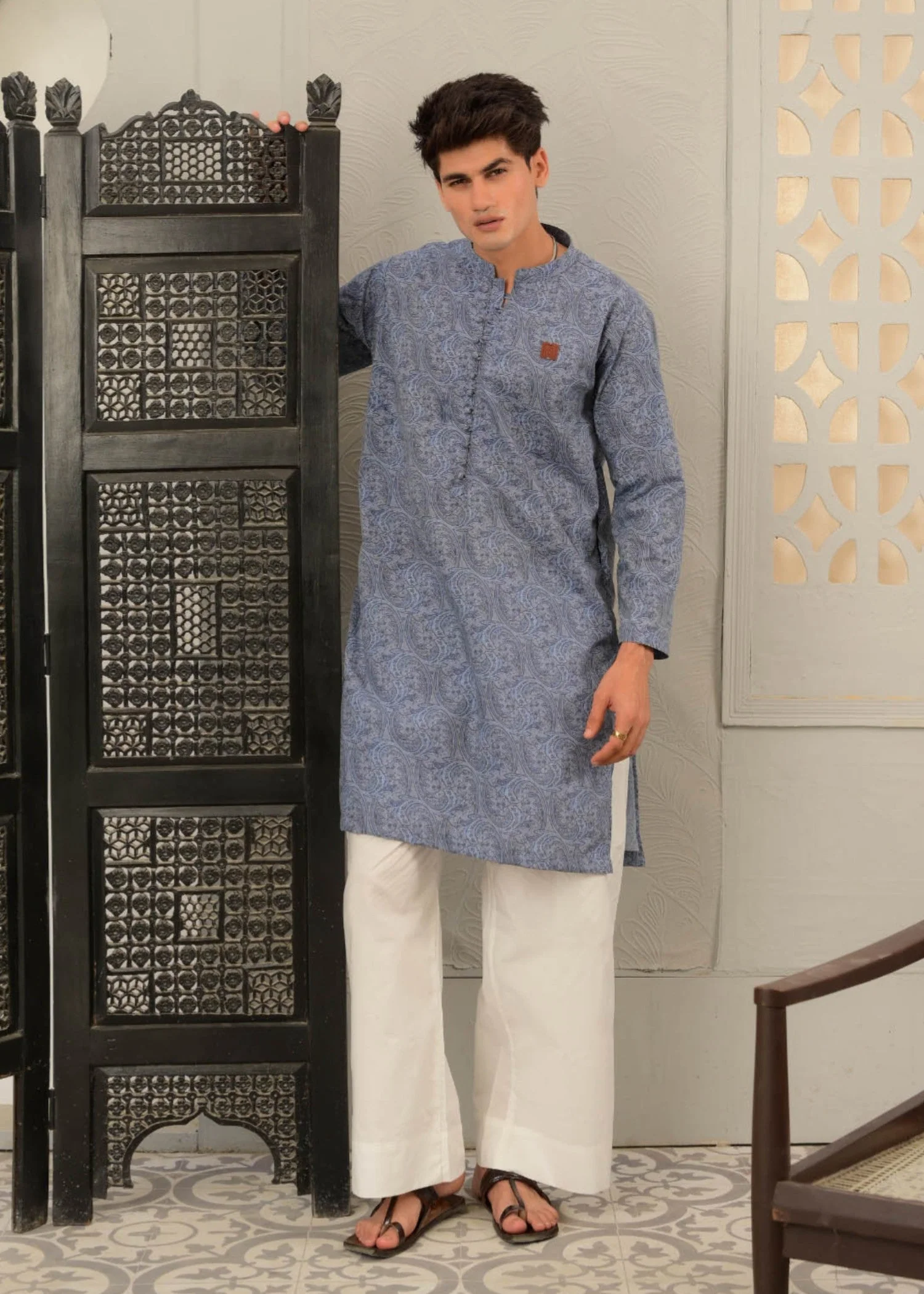 Khuwab Monochrome -Kurta