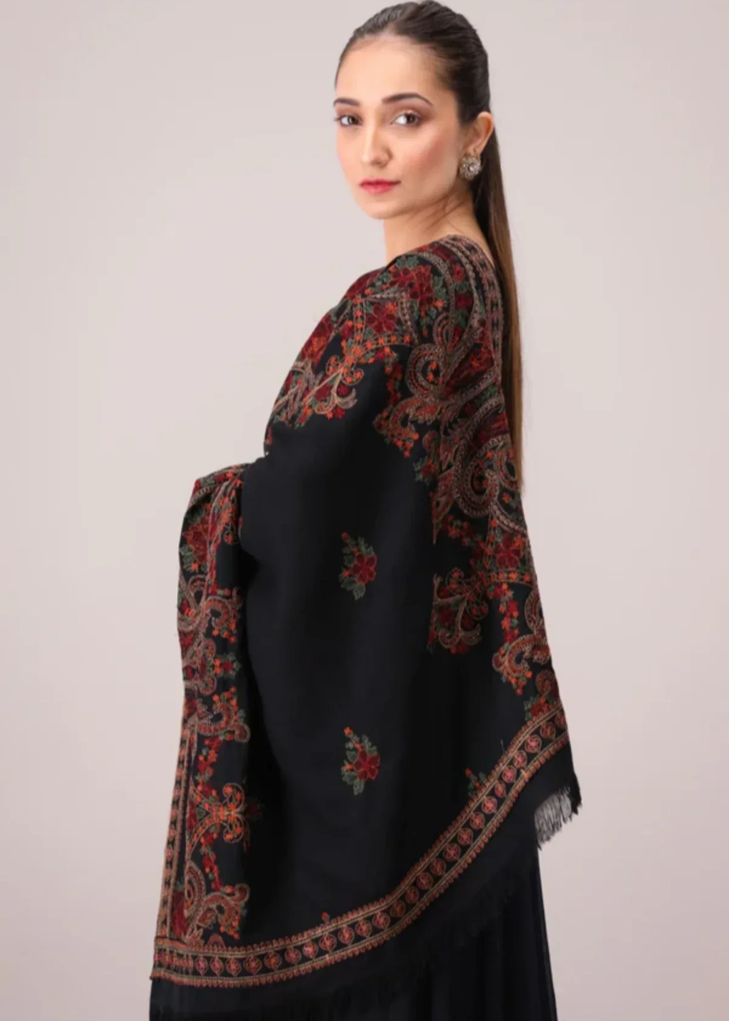 MDS-103 WINTER RAW SILK SHAWL