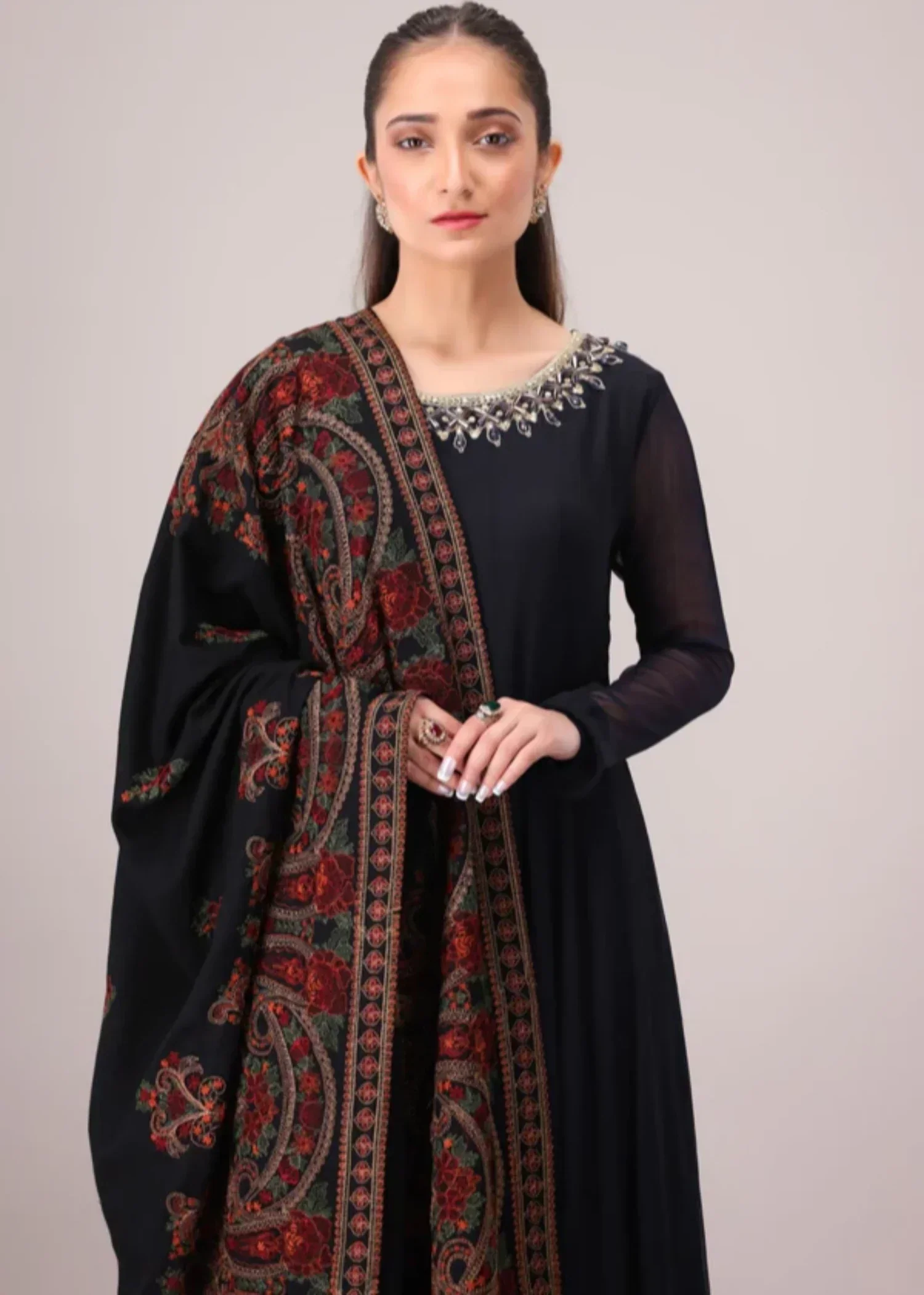 MDS-103 WINTER RAW SILK SHAWL