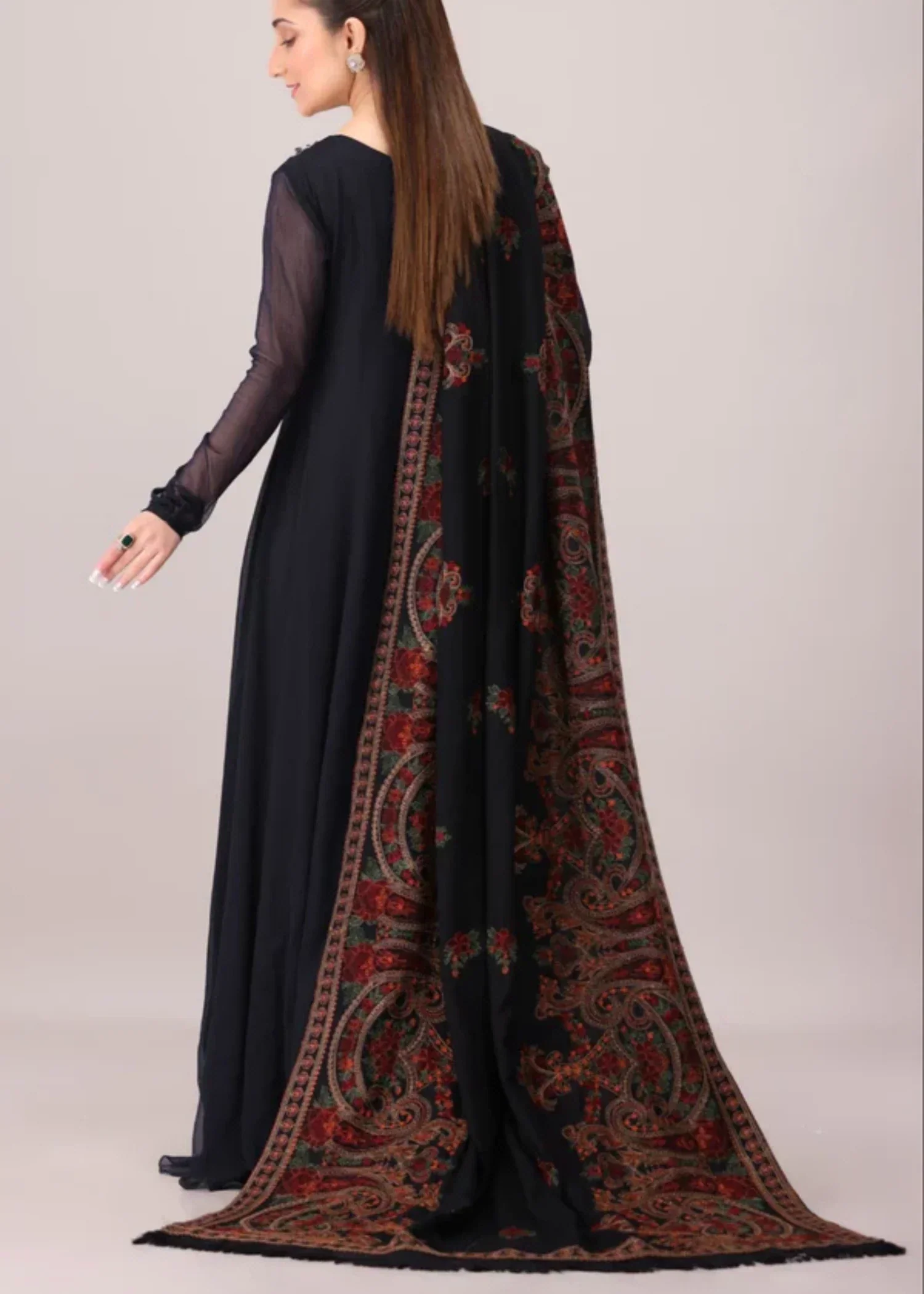 MDS-103 WINTER RAW SILK SHAWL