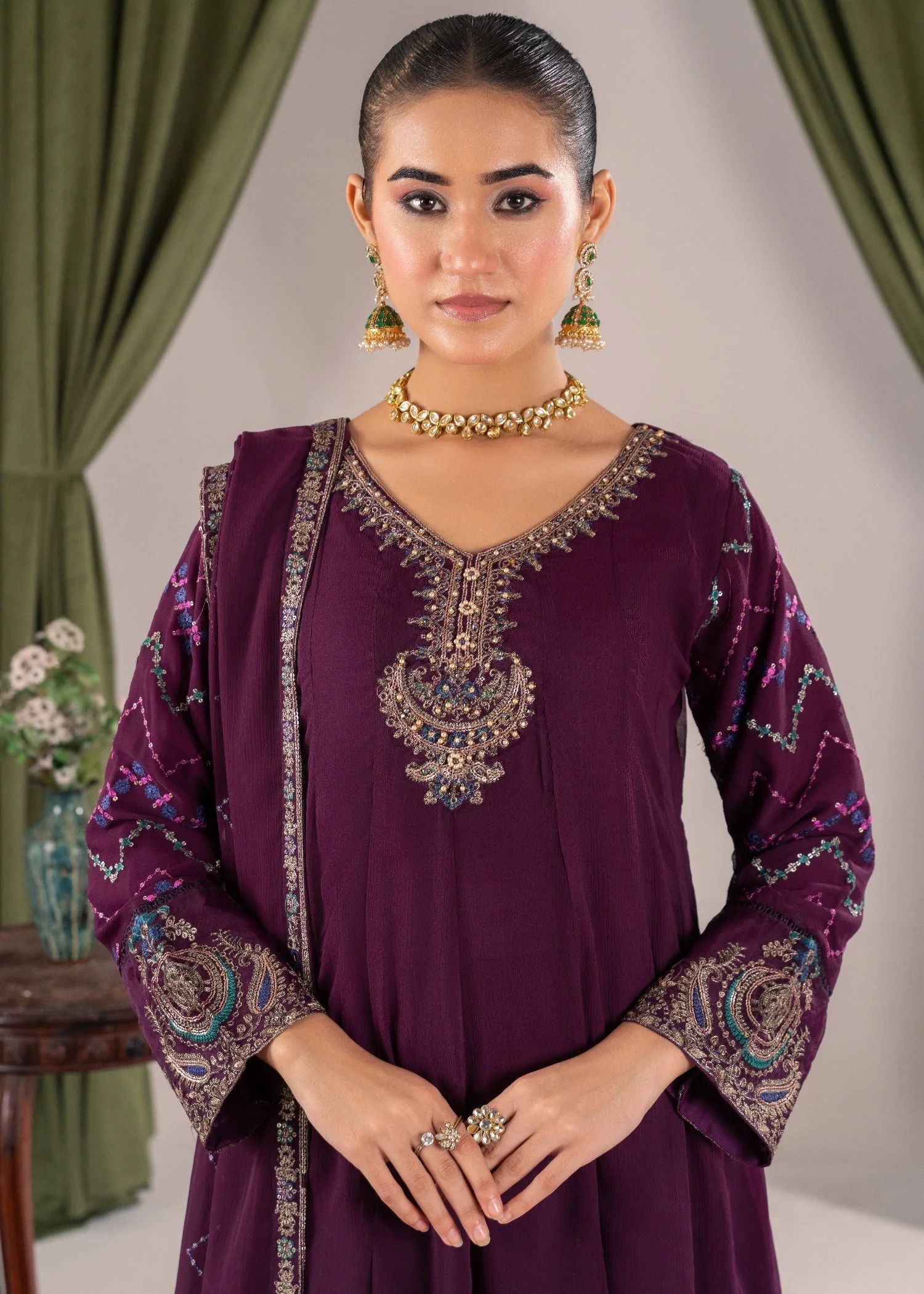 Charm Frock 3-pc chiffon