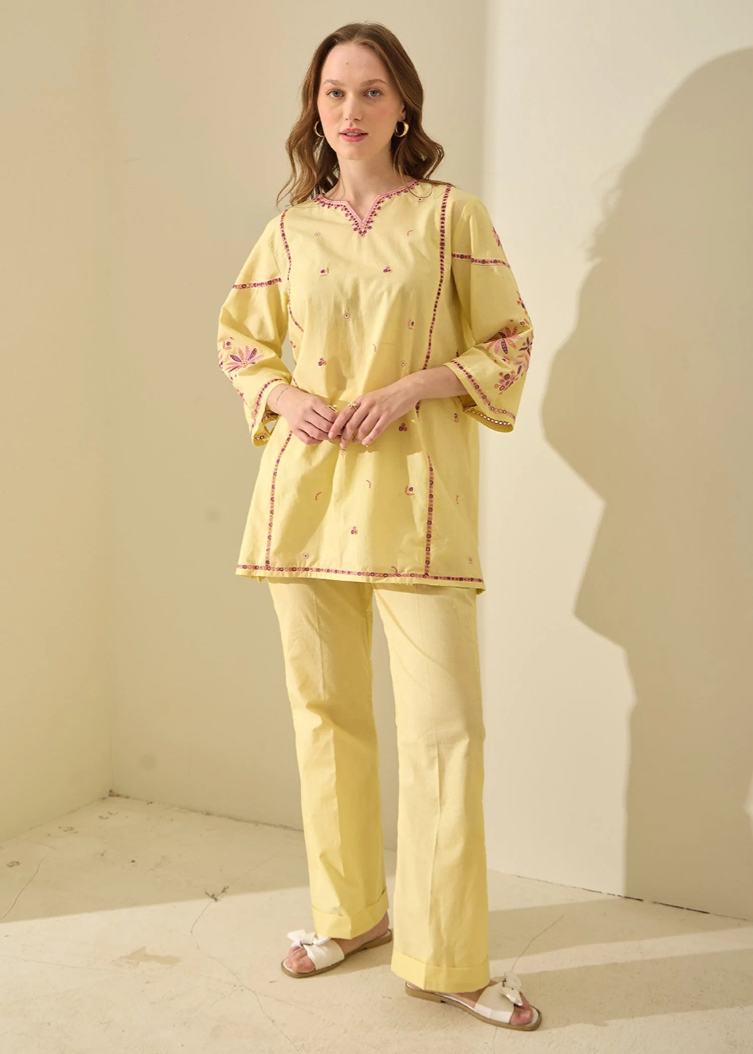 Ceryn – Embroidered 2Pc Co-ords Set 2 Ceryn – Embroidered 2Pc Co-ords Set