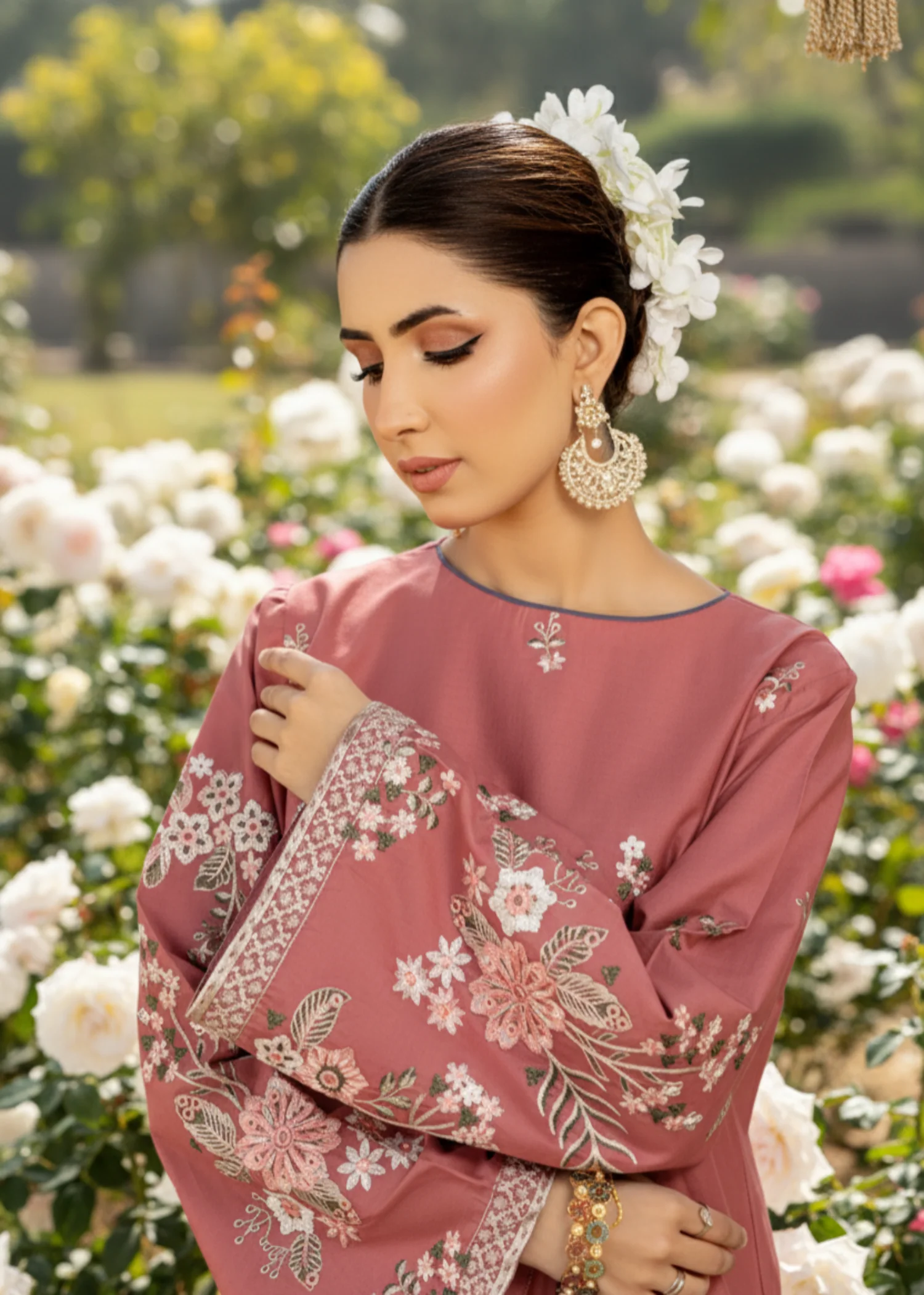 FABEHA EMBROIDERY 2 PIECE DRESS