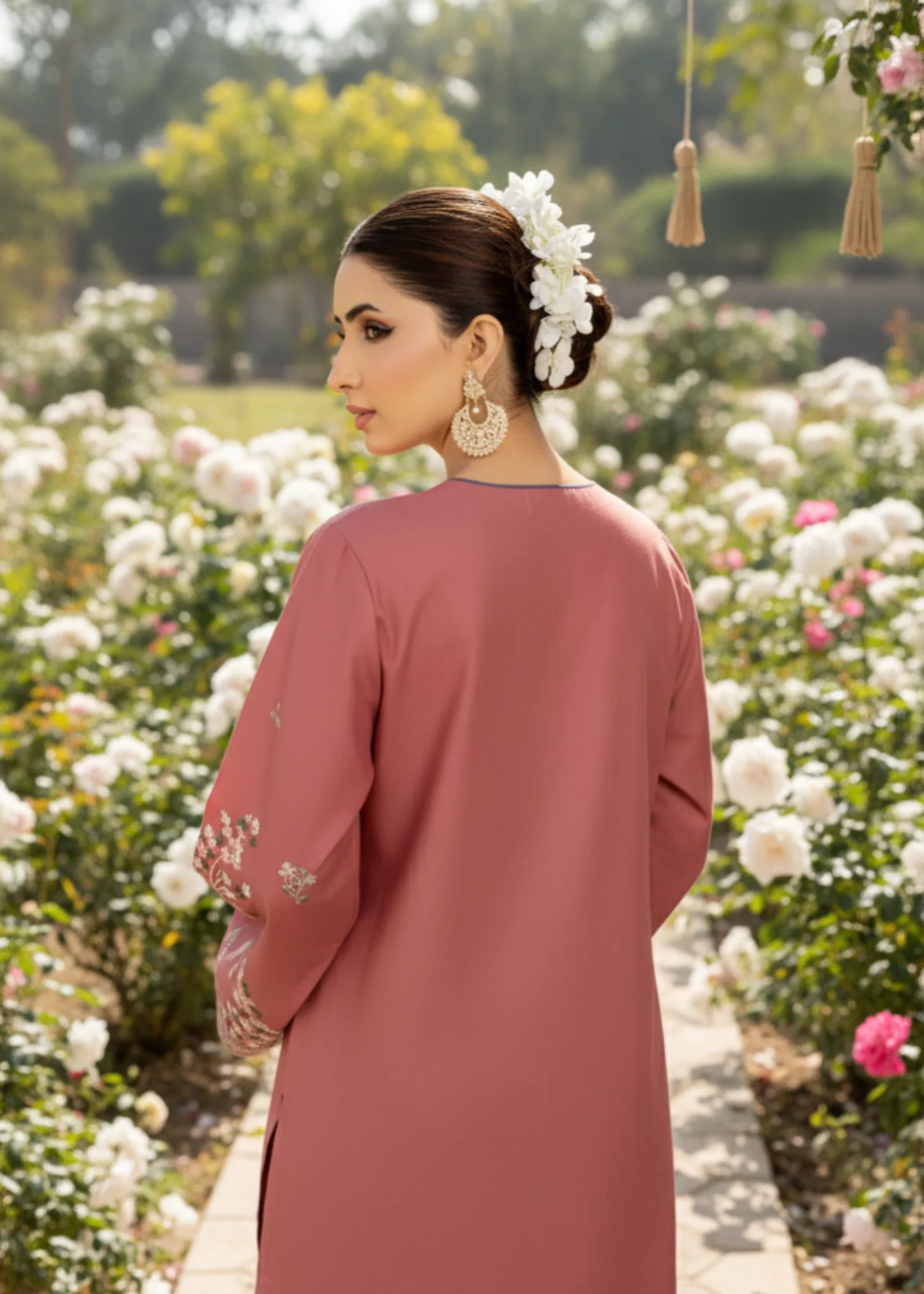 FABEHA EMBROIDERY 2 PIECE DRESS