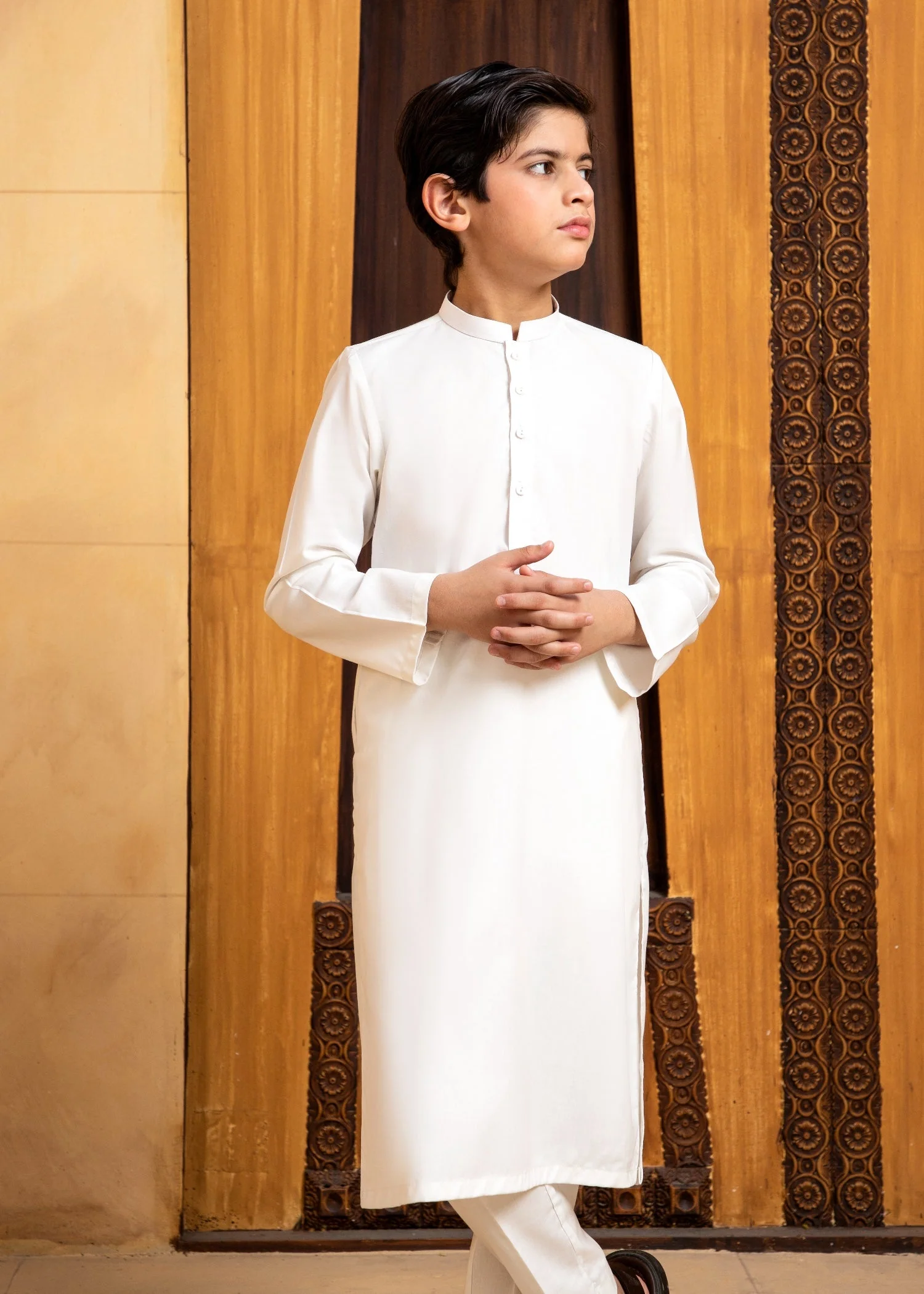 Off White Kurta Trouser