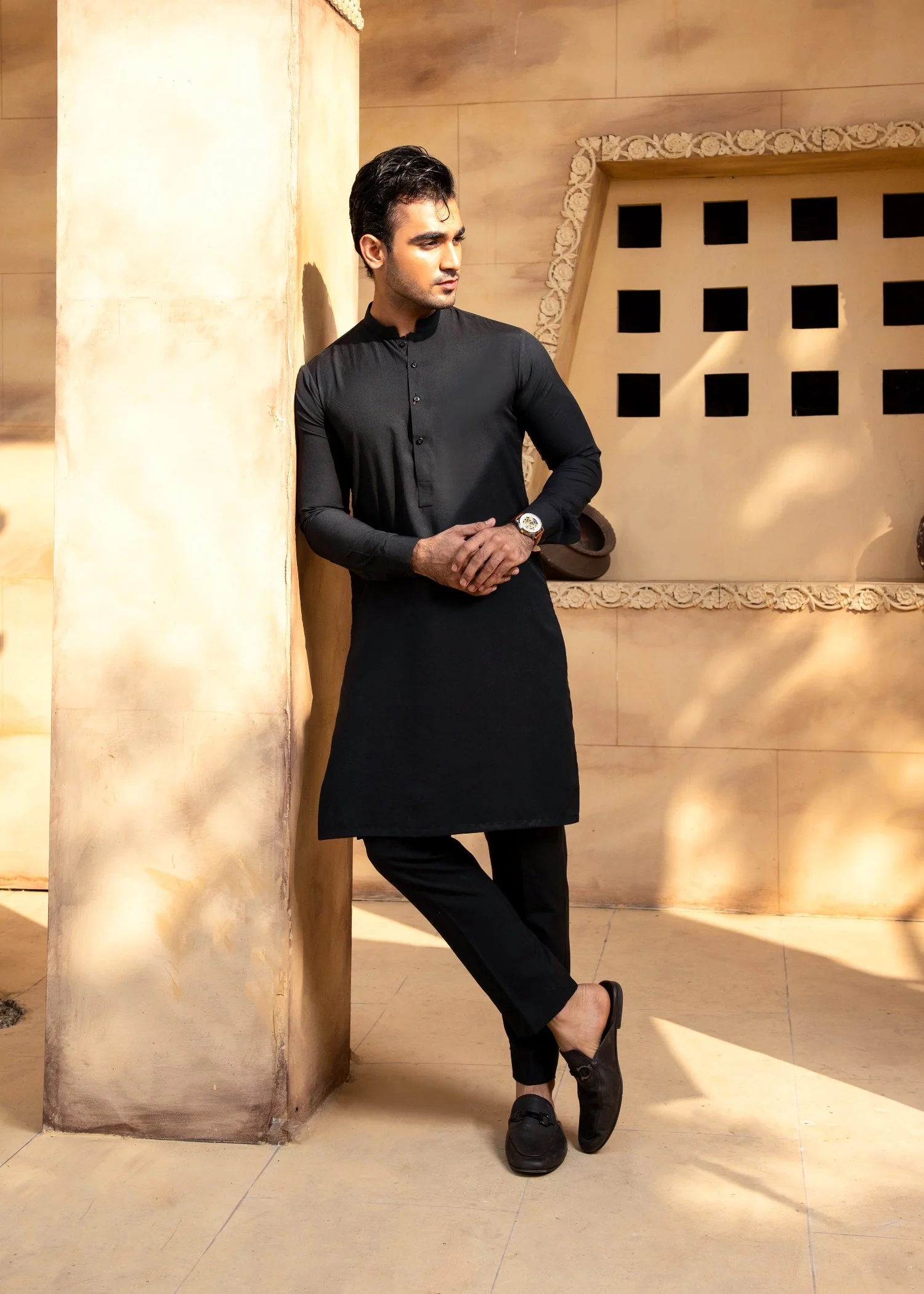 Boski Black Kurta Trouser
