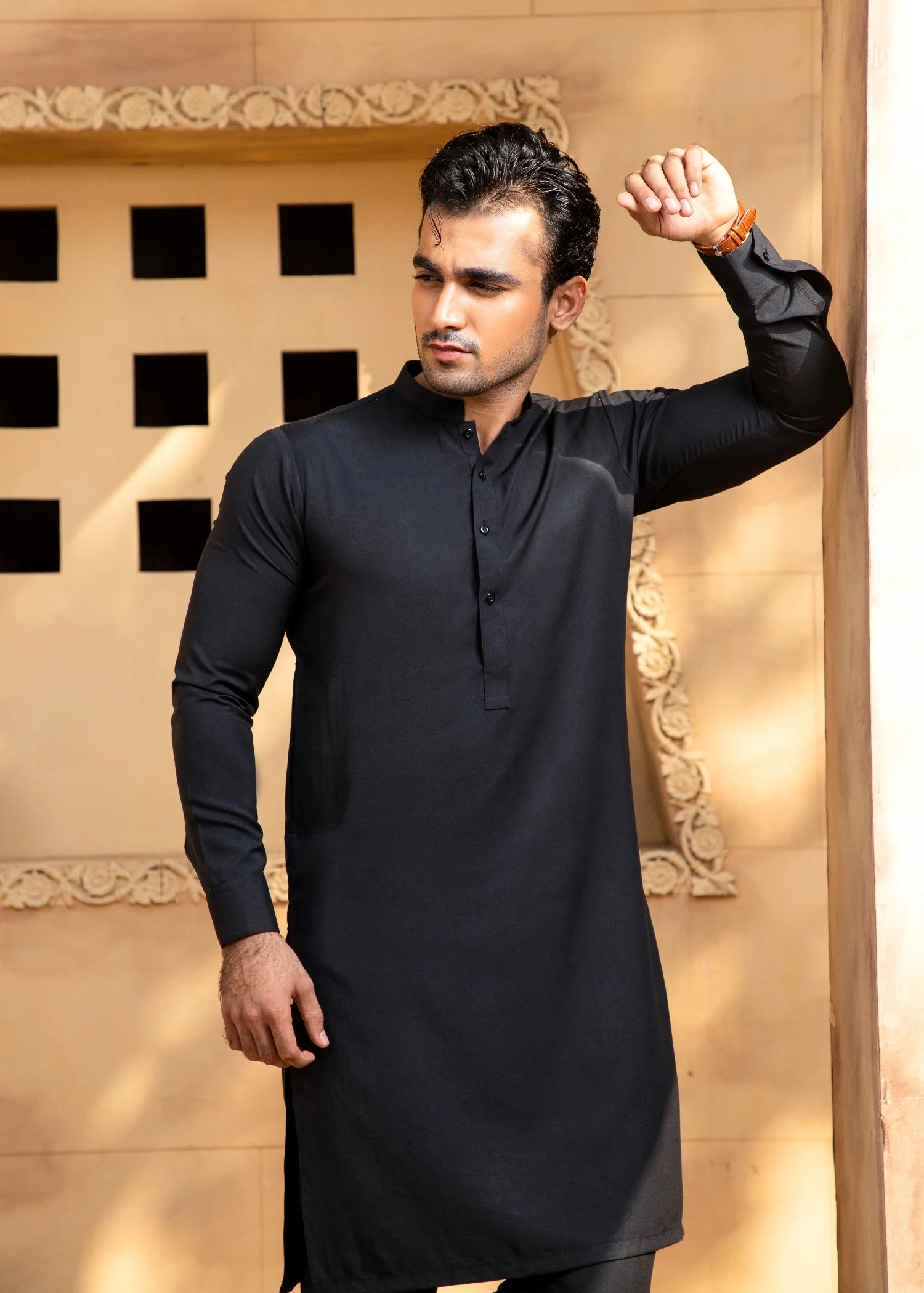 Boski Black Kurta Trouser