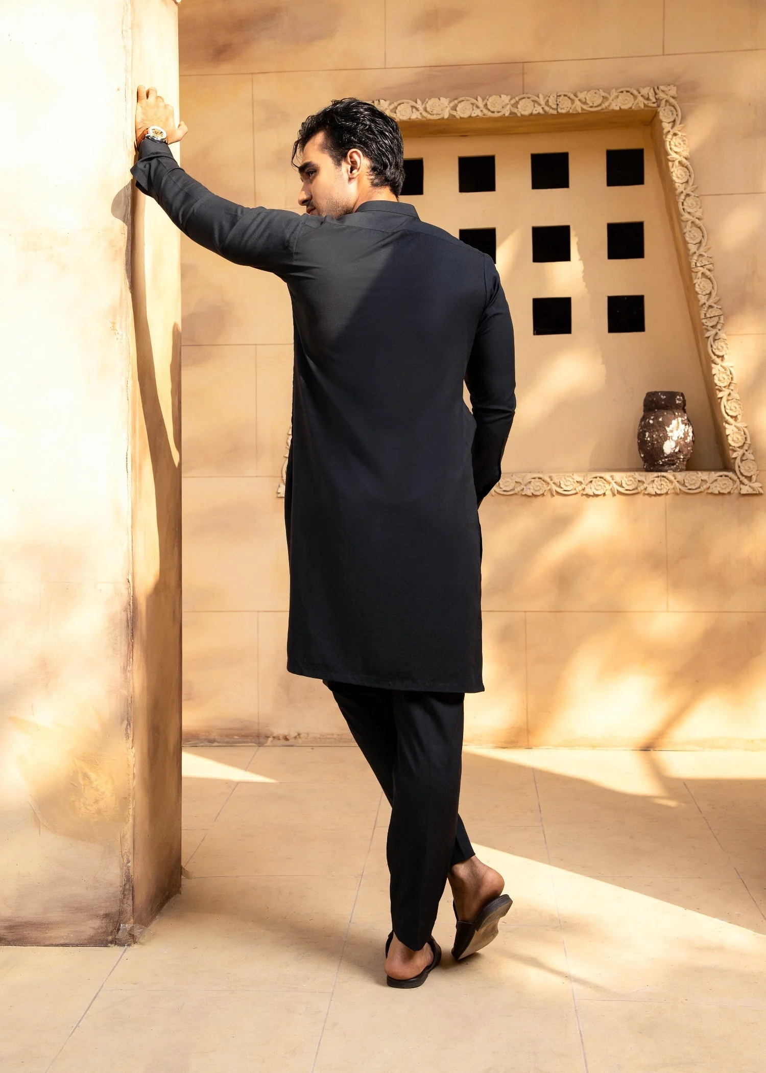 Boski Black Kurta Trouser