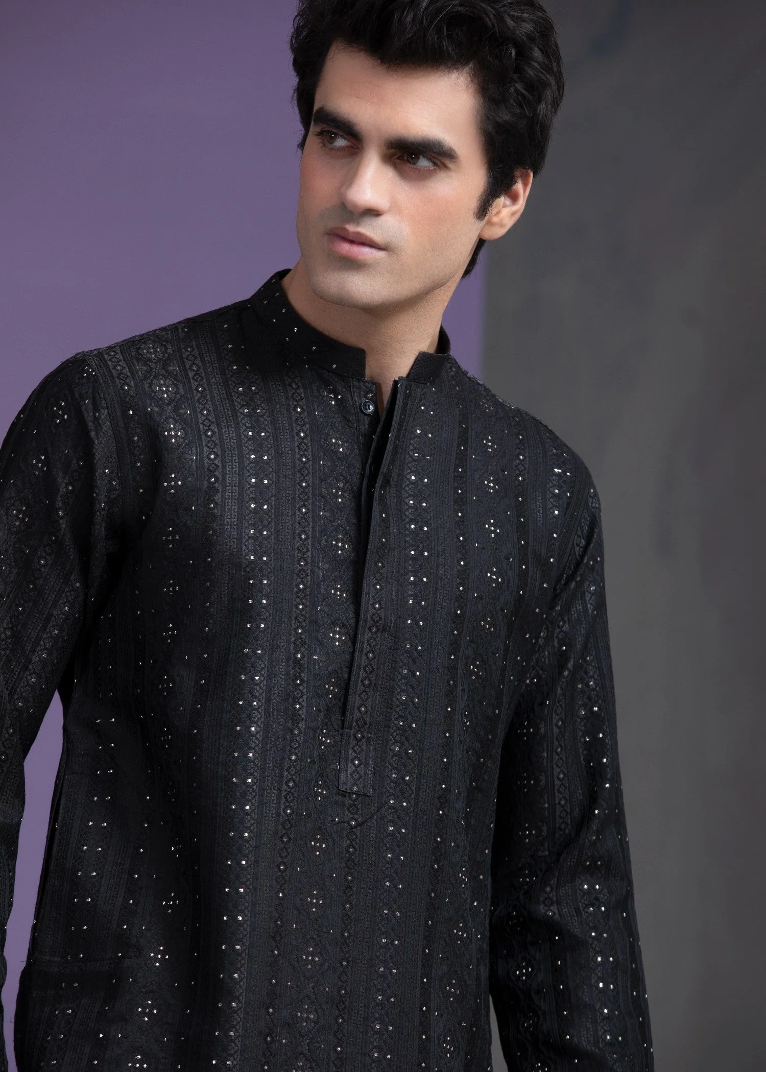 Black & Gold Zari all handwoven cotton/silk jacquard set 3 Black & Gold Zari all handwoven cotton/silk jacquard set