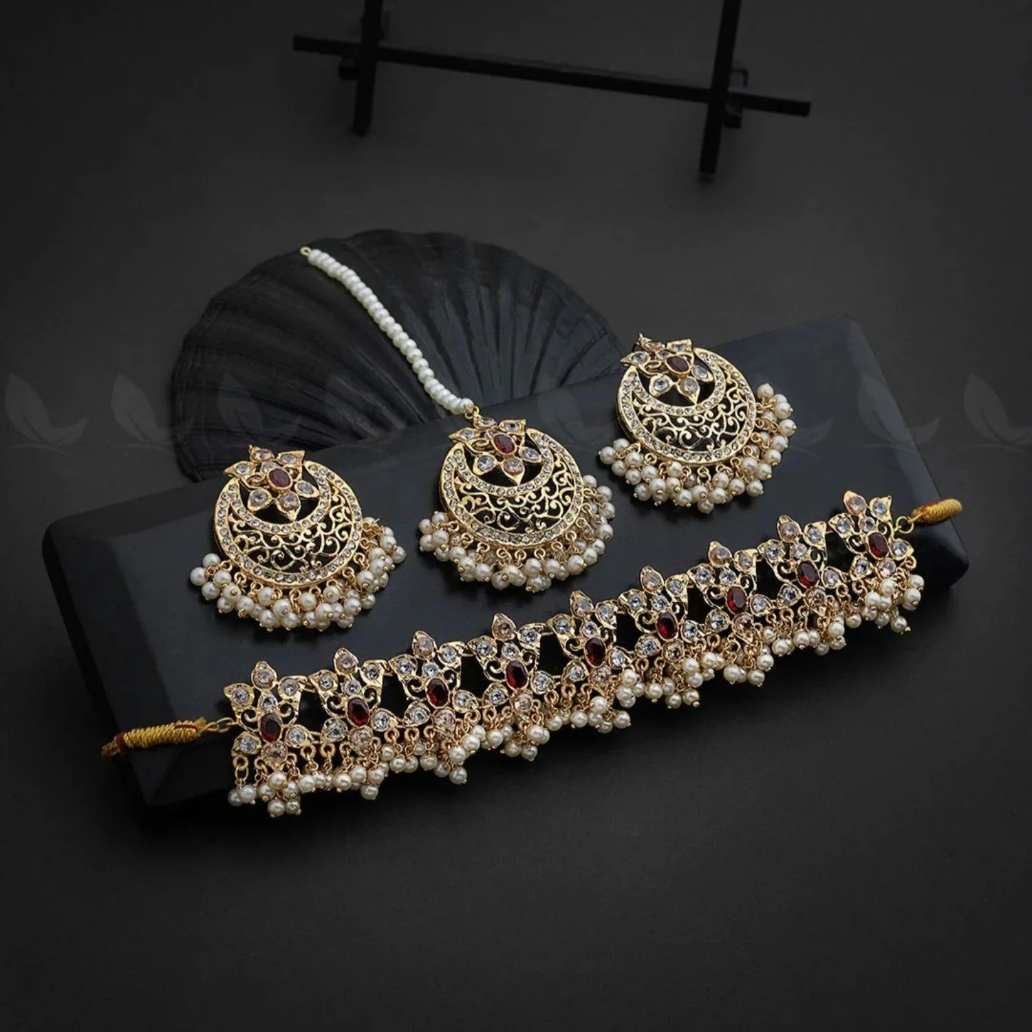 NECKLACE-0920 - Red