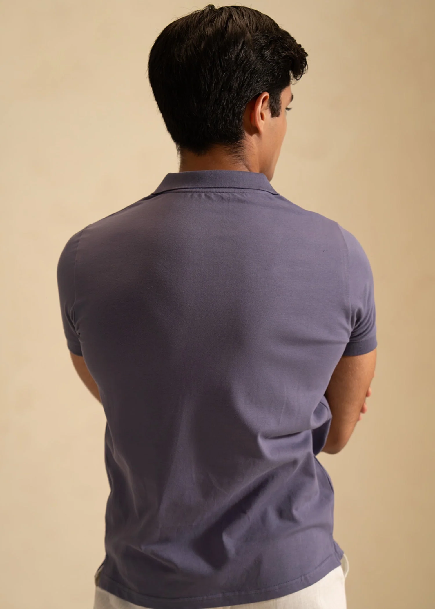 Lavender Cotton Stretch POLO