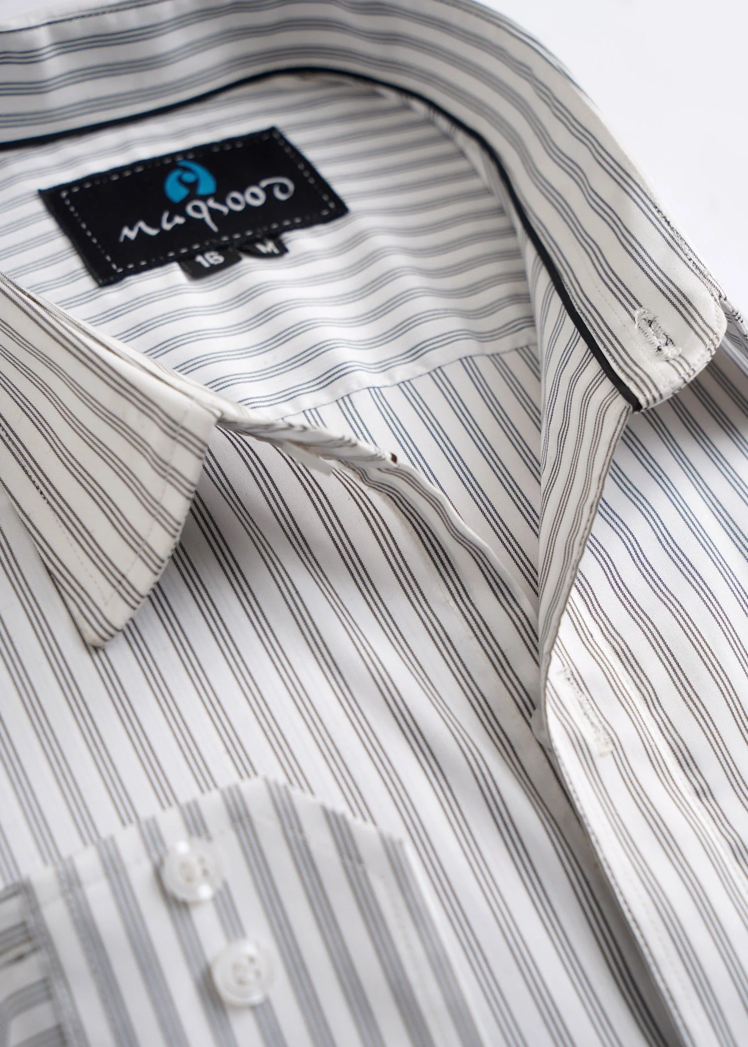 MEN'S THICK GRAY LINNING FORMAL SHIRT