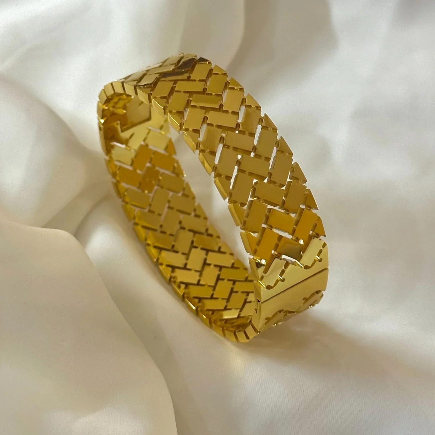 Gilded | Rectangle Matrix Bracelet GB33